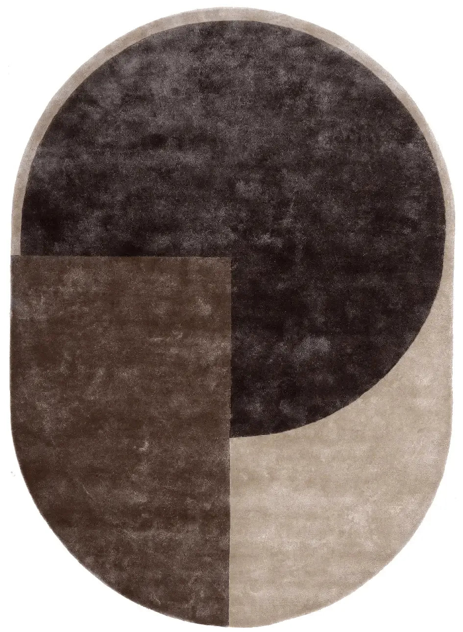 Alfombra Oval - Moderna Ovalada 160x230 Multicolor