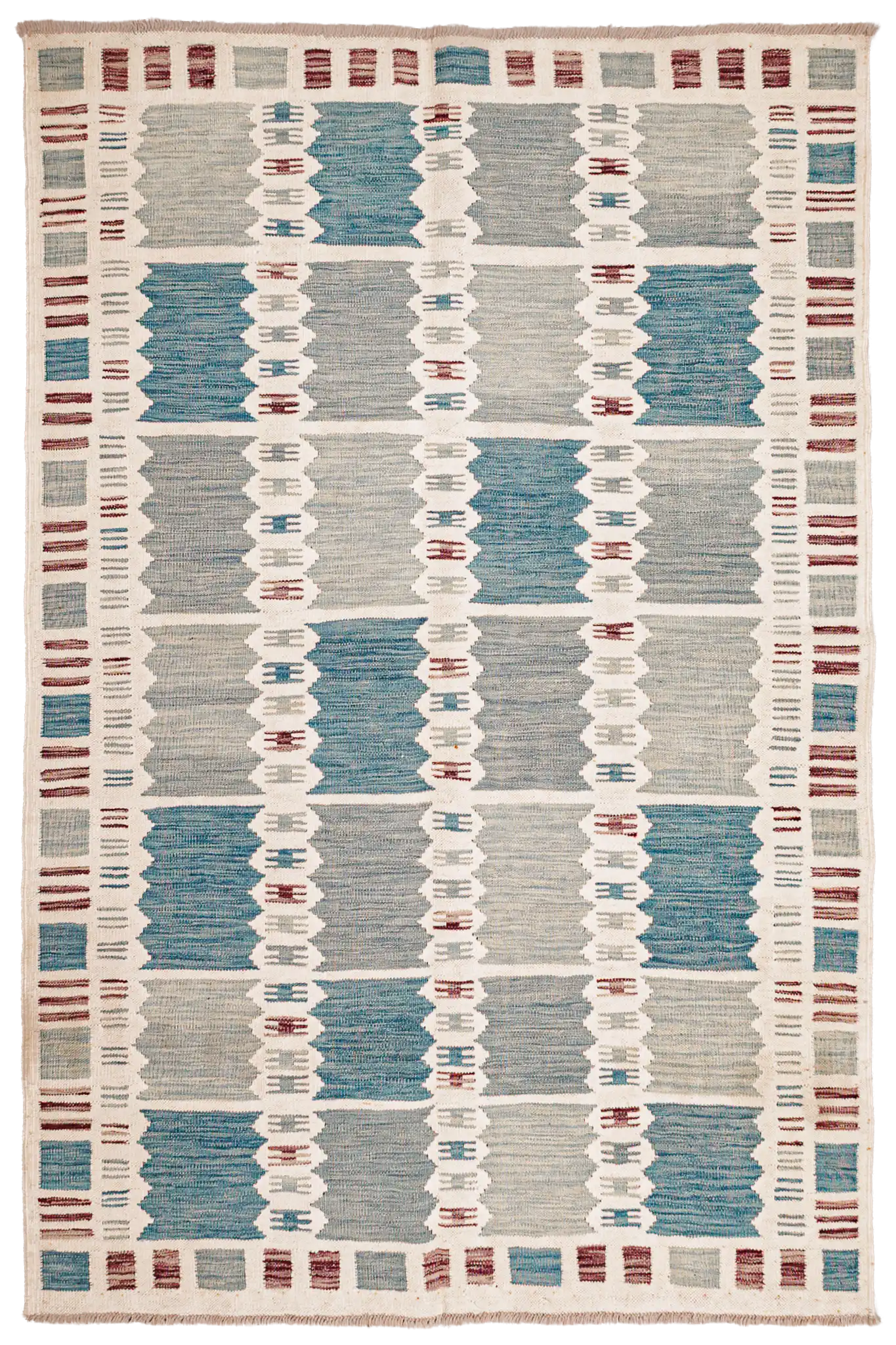 Teppich Kelim Tribal - 100 % Wolle - 125x182cm