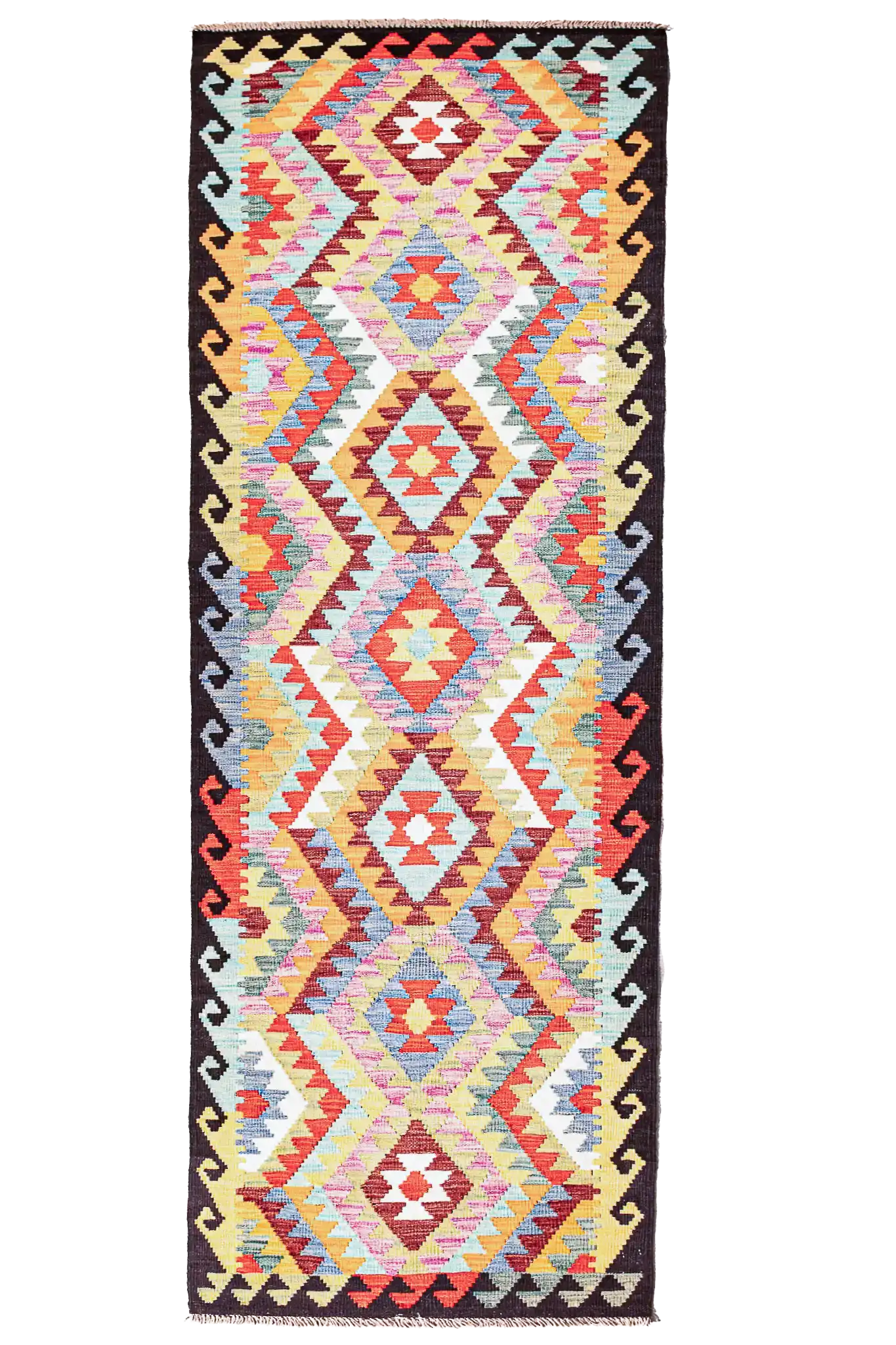 Alfombra Kilim Mai Mai 100% Lana - 74x278cm