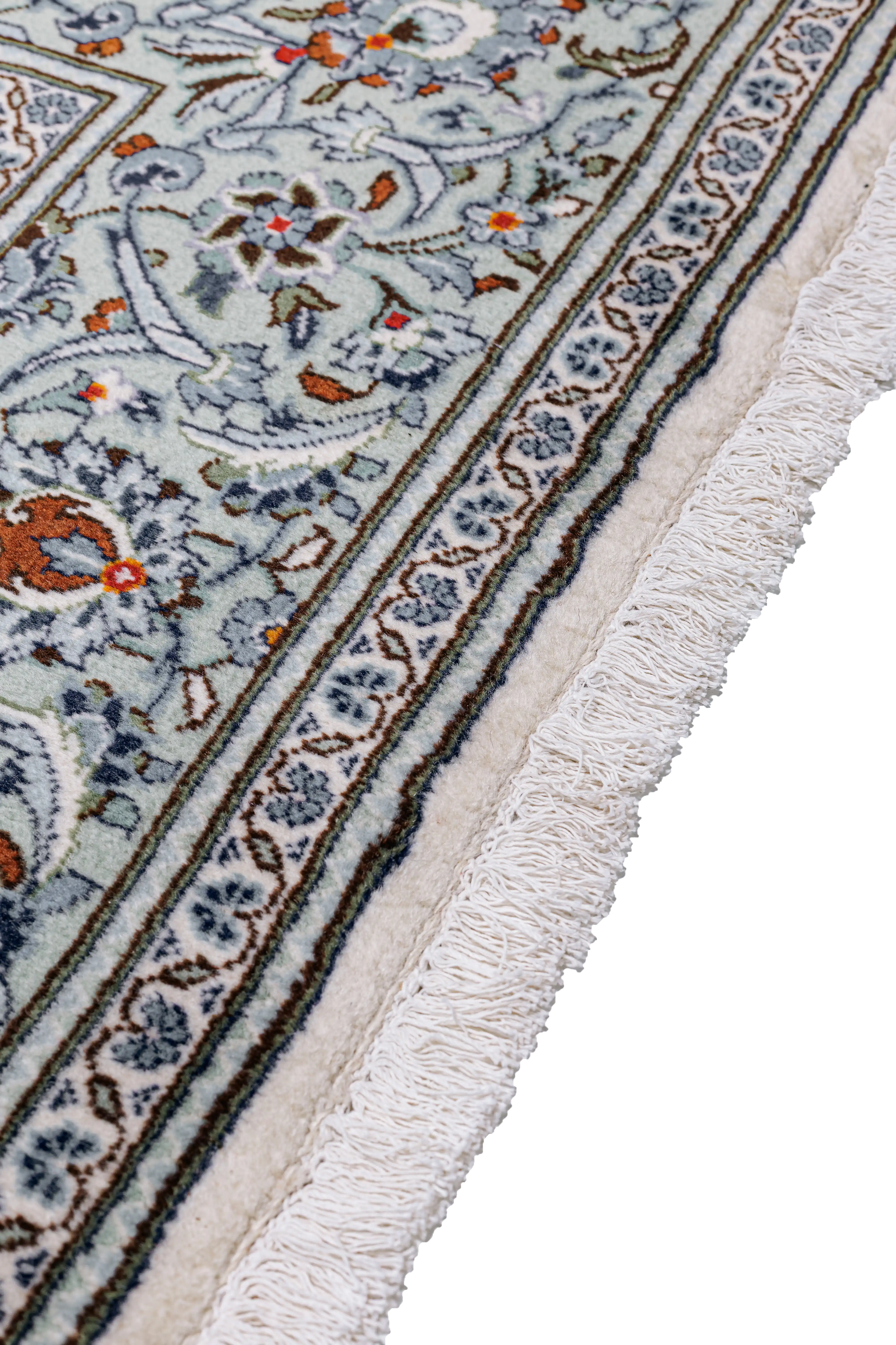 Alfombra Kashan - Lana 100% Beige 198 x 304 cm