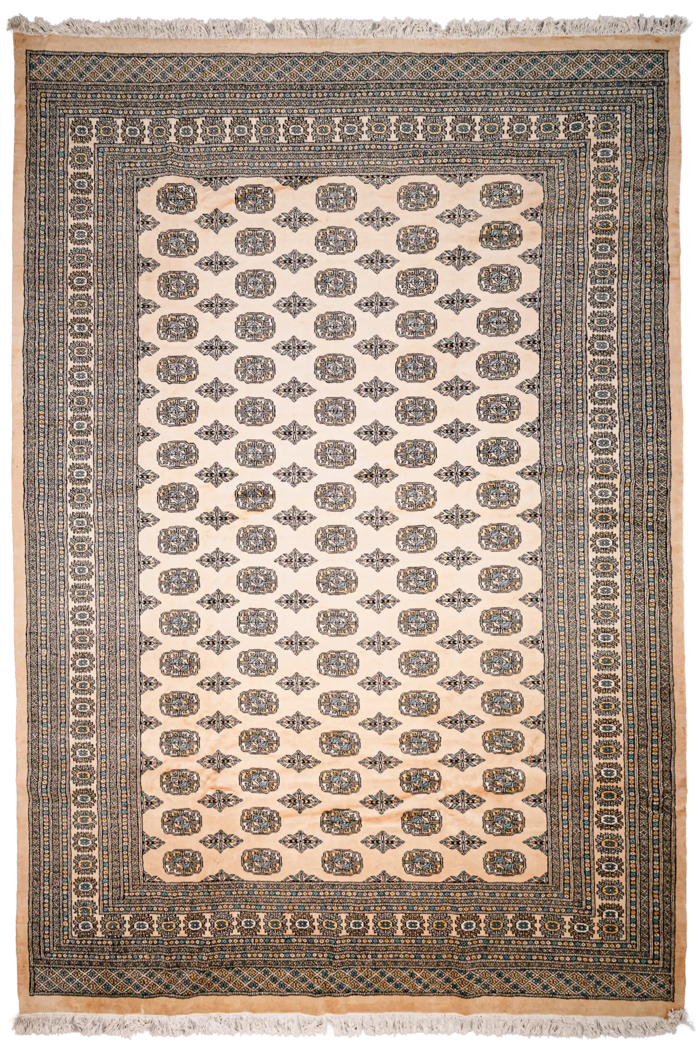 Alfombra Bukara Beige - Lana 100% 300x400cm