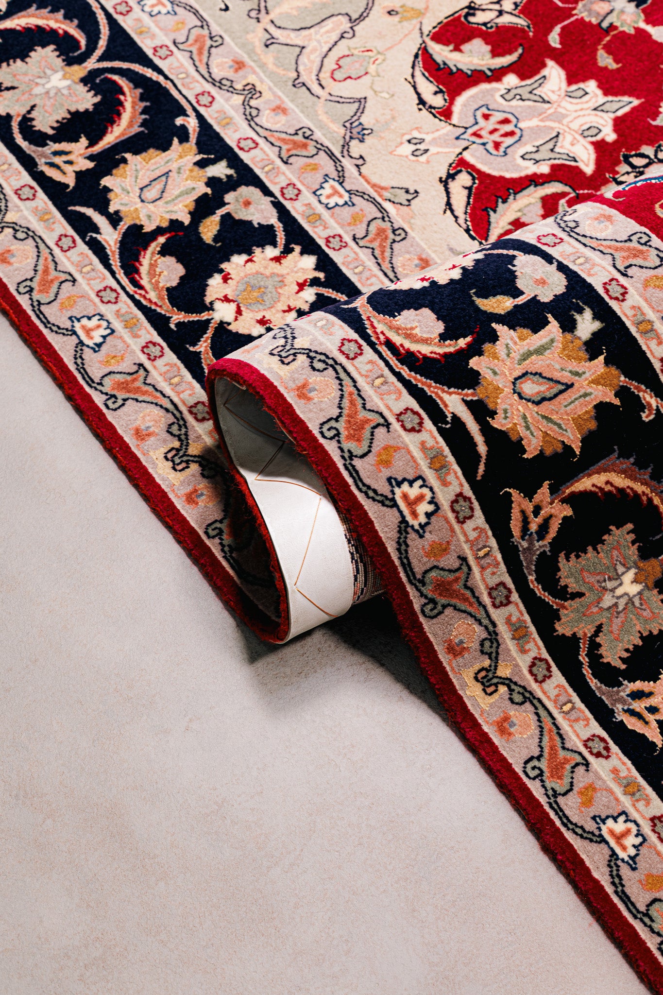 Alfombra Tabriz Red - 60%Lana 40%Seda 172x239cm