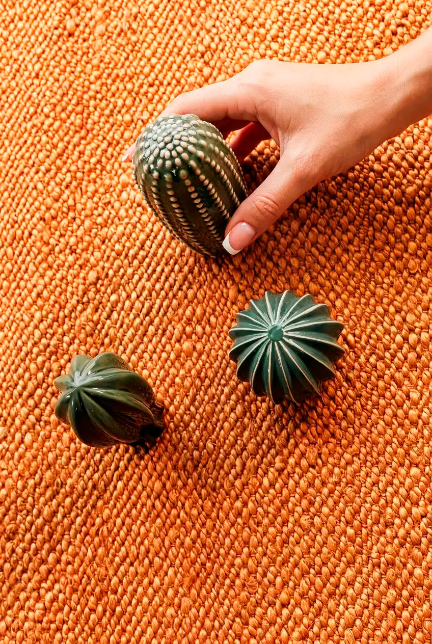 Teppich Le Marche Orange - Innenbereich, Jute