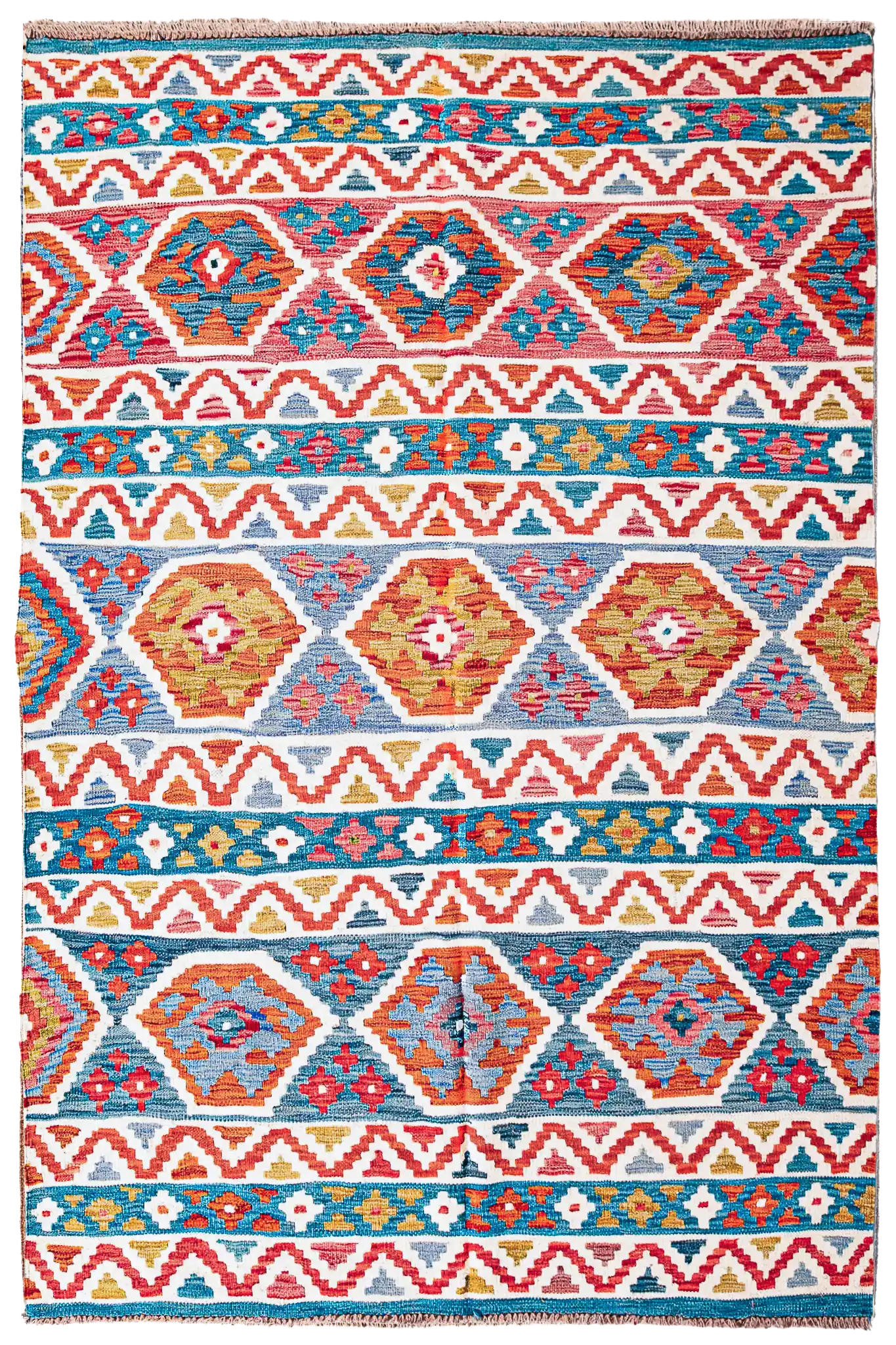 Alfombra Kilim Mai Mai 100% Lana - 154x206cm