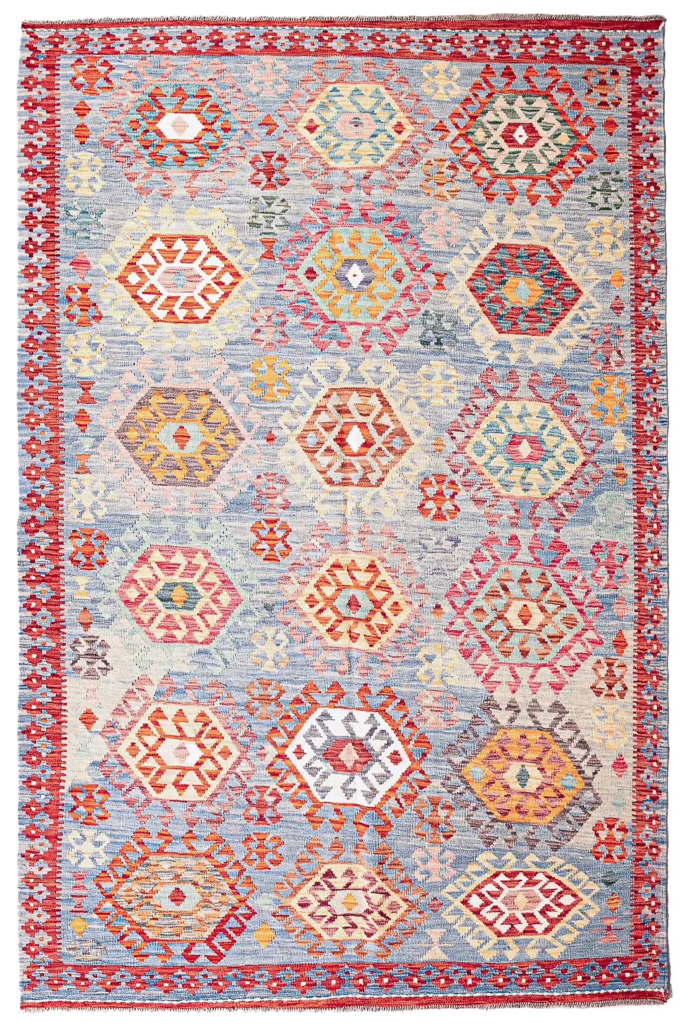 Teppich Kelim Mai Mai - 100 % Wolle - 177x238cm