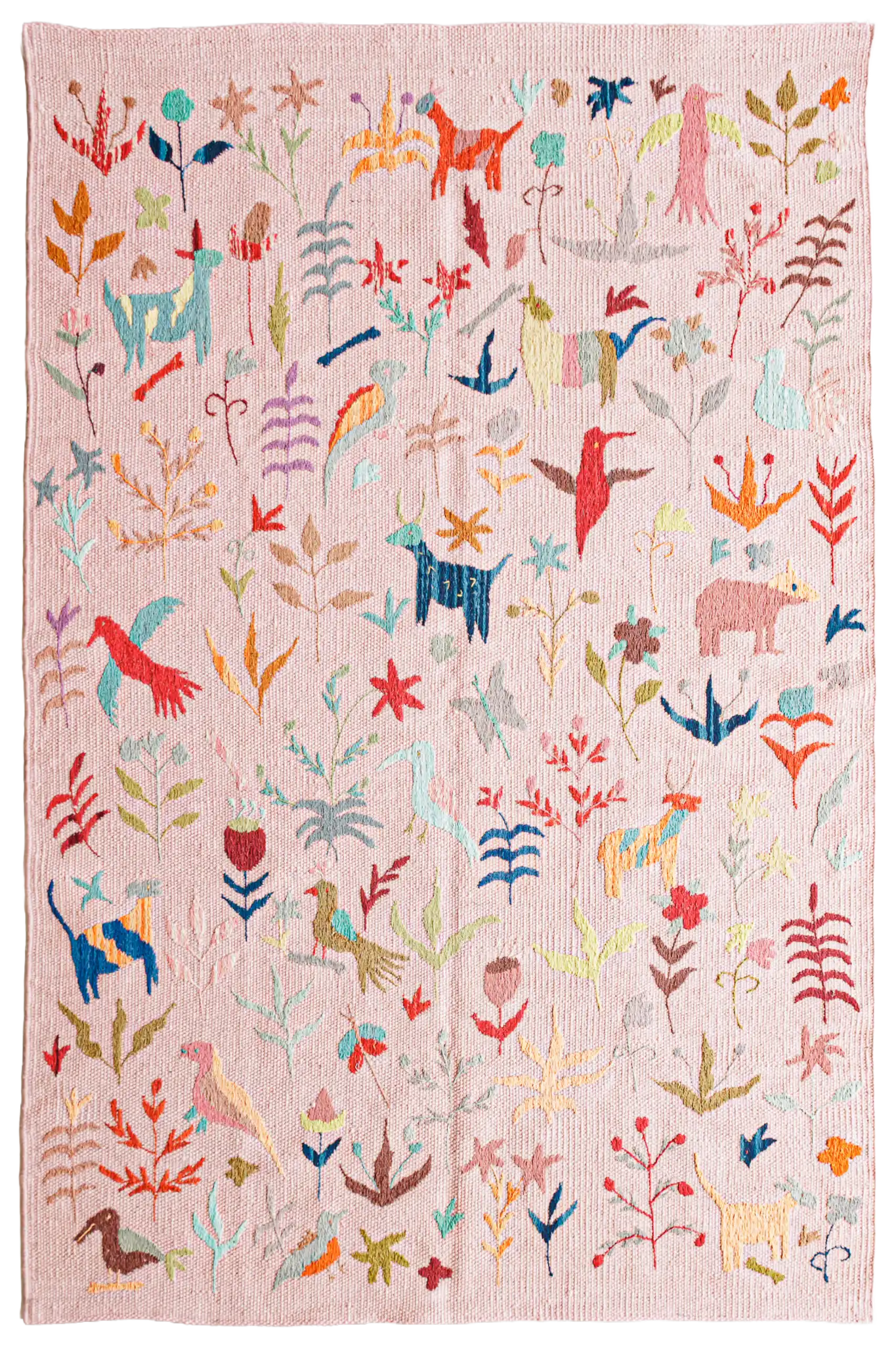 Alfombra Kilim Suzani - para suelos de Interior - 148x216cm
