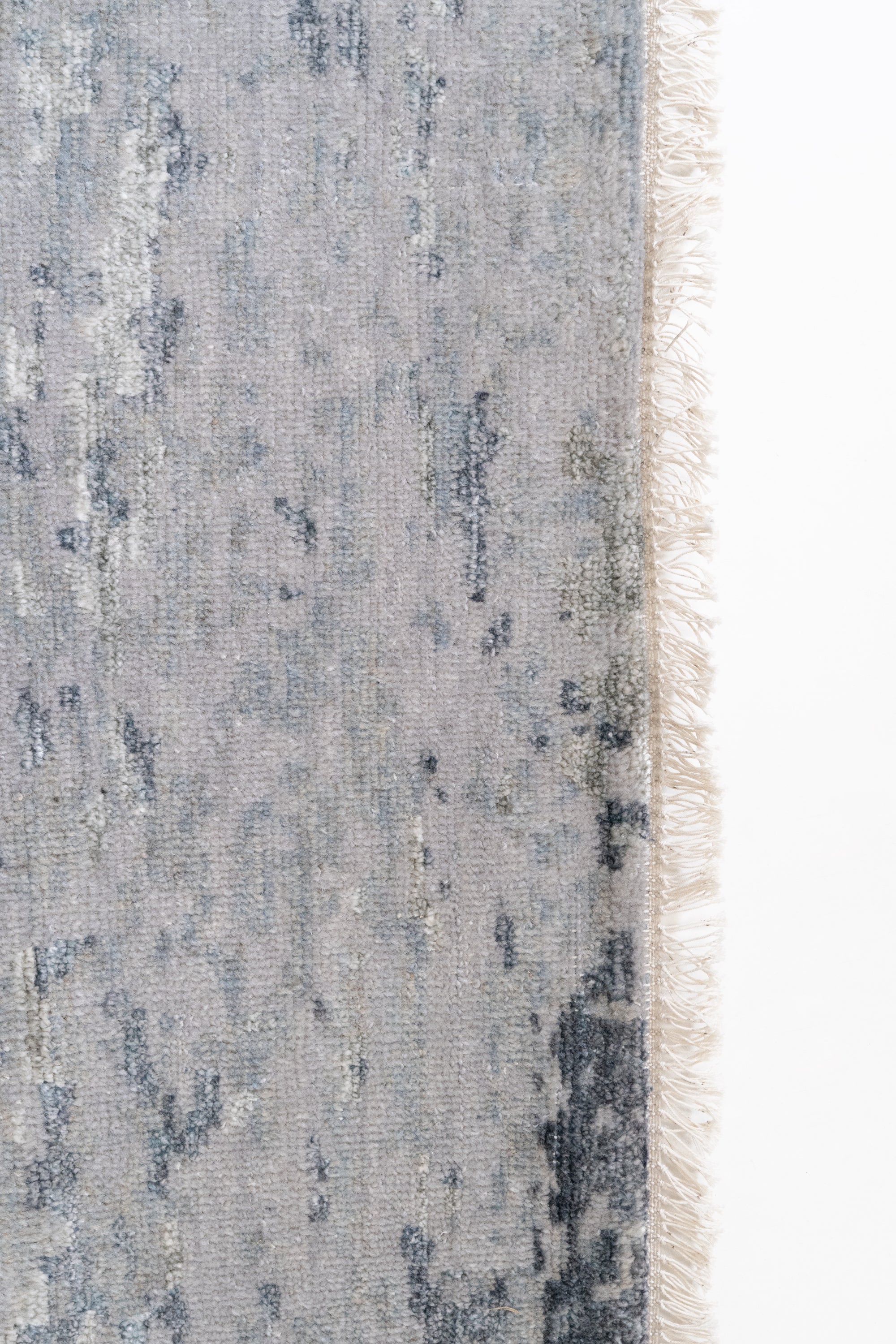 DC KM2 SILVER MULTI - Großer Wohnzimmerteppich 240x306 Grau