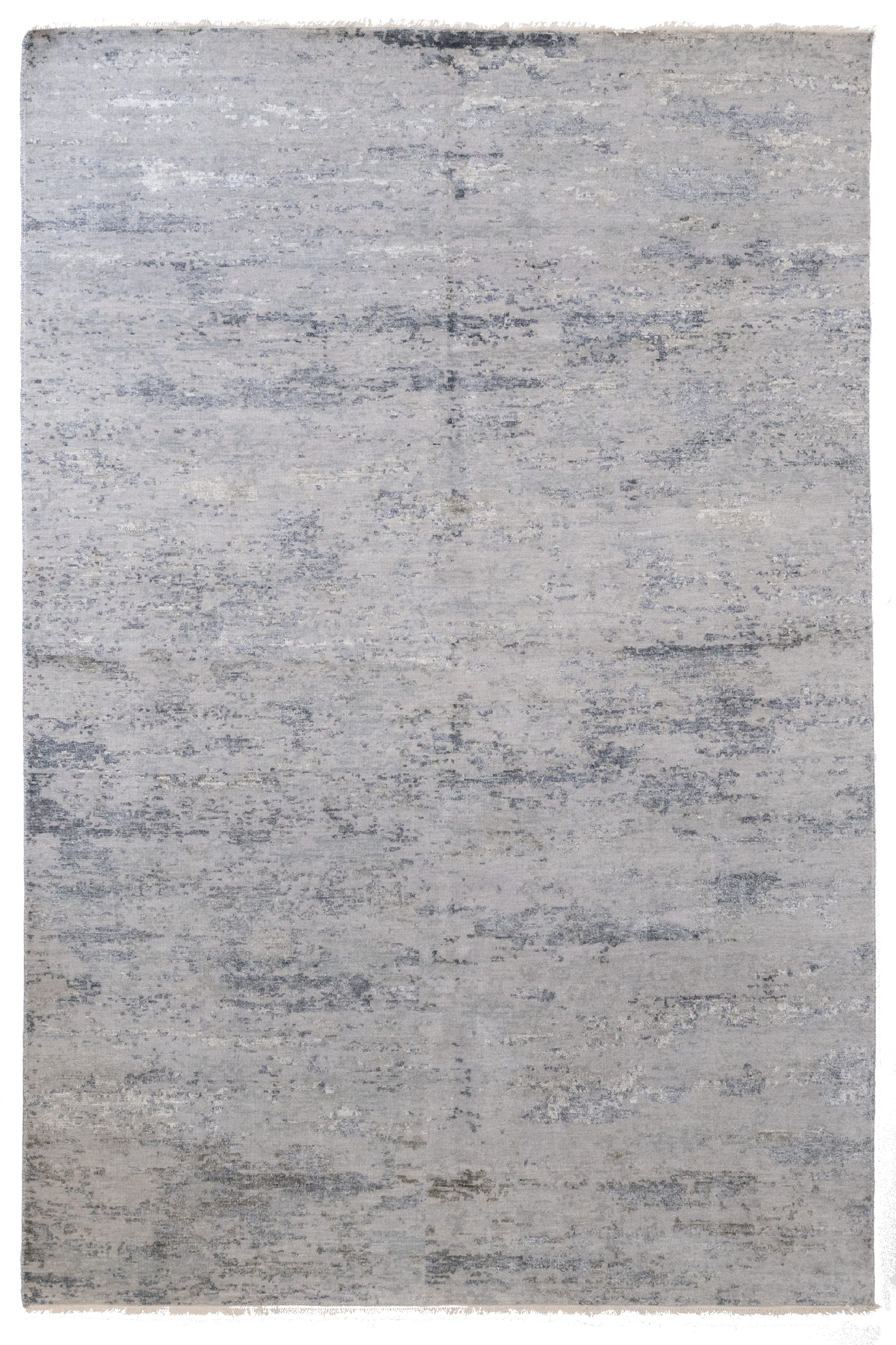 DC KM2 SILVER MULTI - Großer Wohnzimmerteppich 240x306 Grau