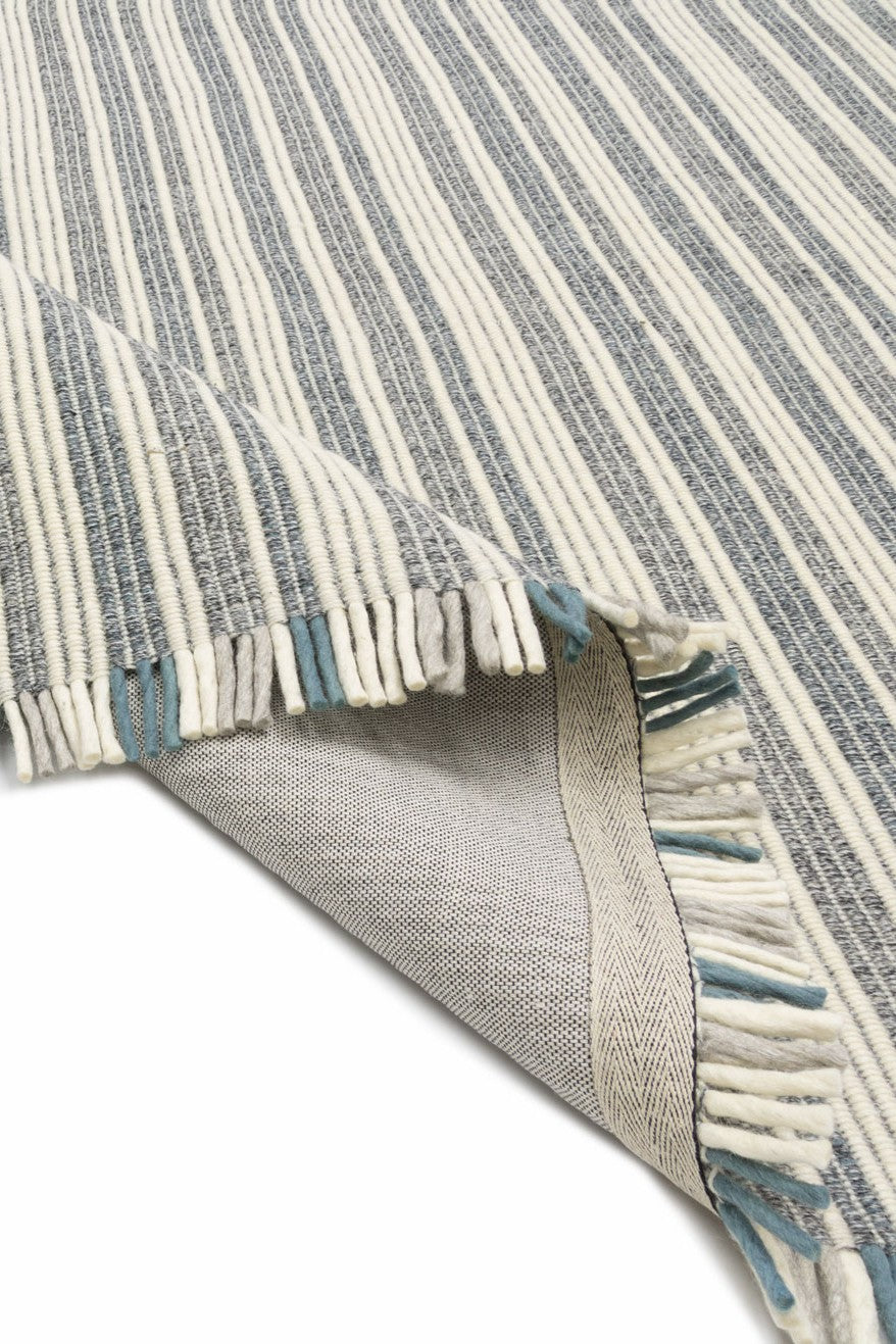 Banded Rug - Handmade Wool 160x230