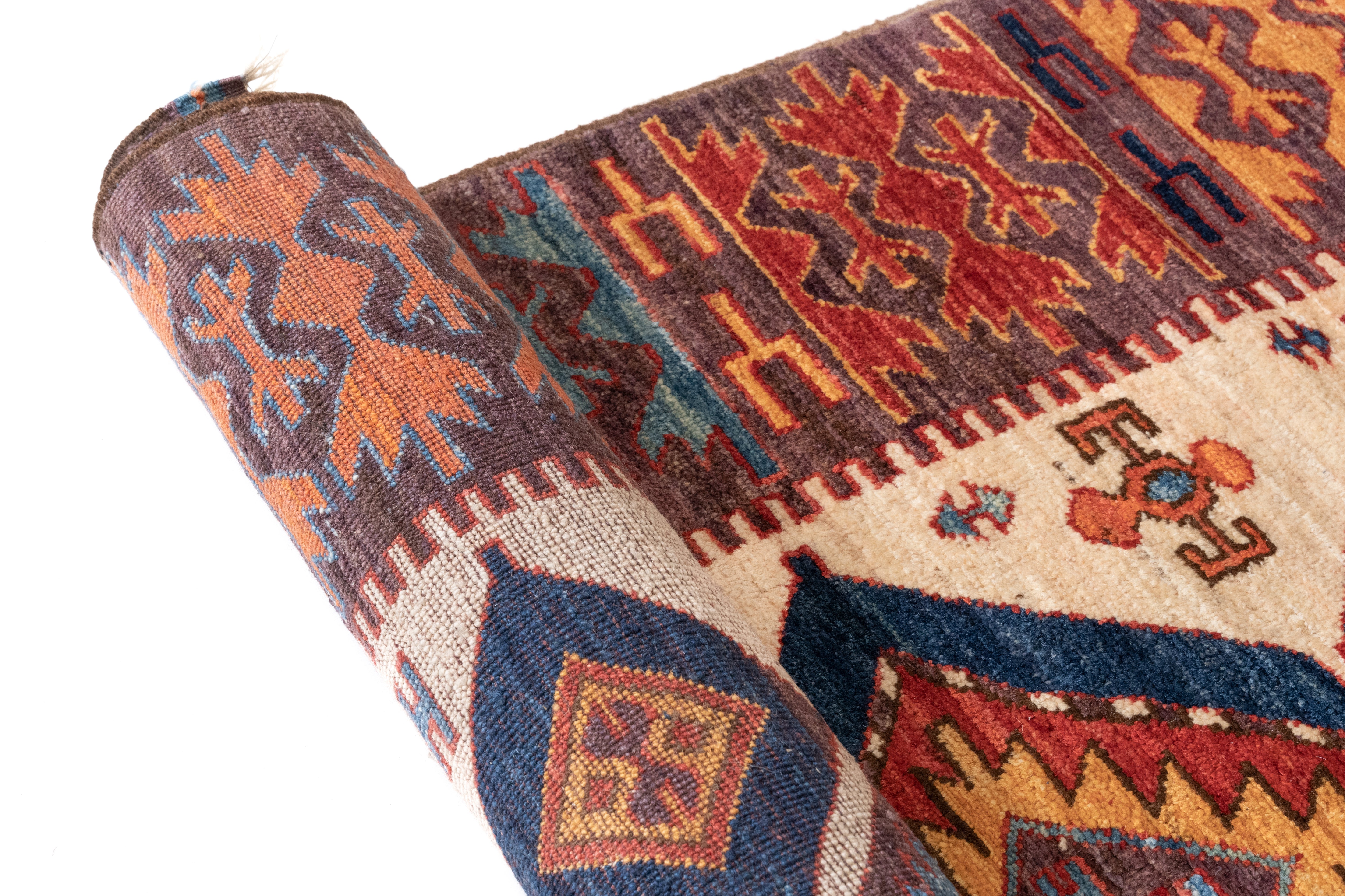 Oshak Rug - Wool Hallway Rug 161x535 Multicolor