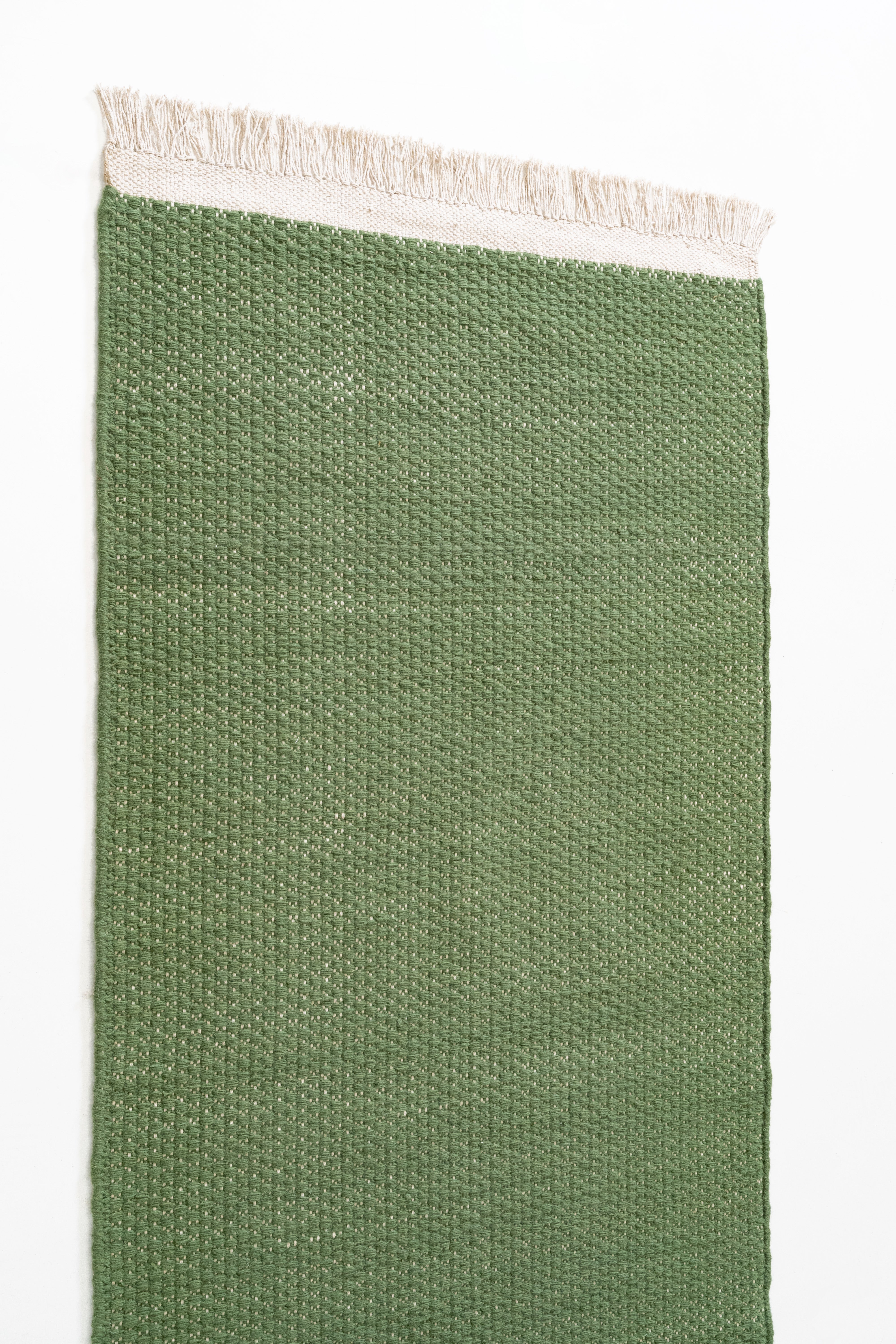 Zensa Green - Flachgewebe-Flurteppich 70x320 Grün