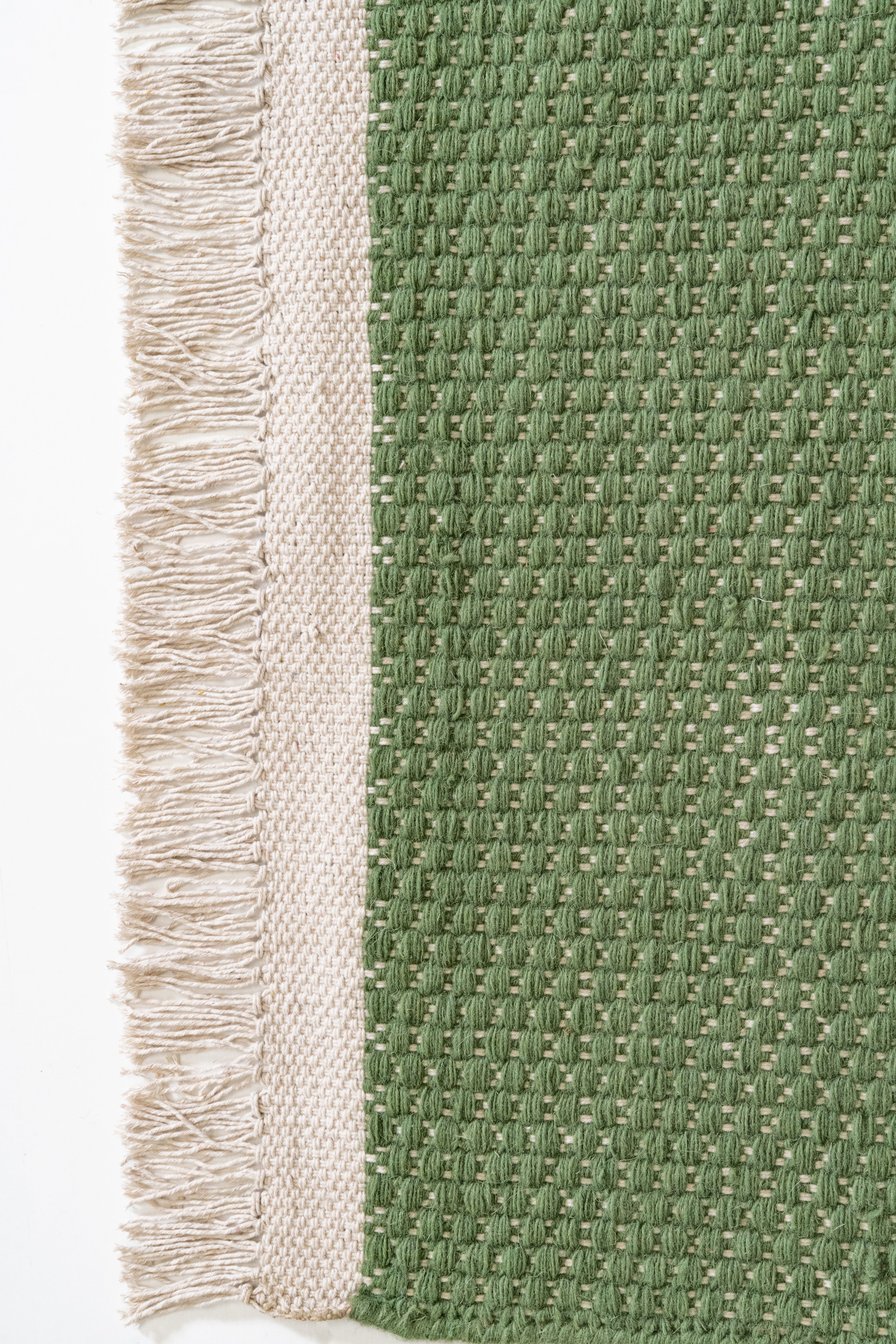 Zensa Green - Flachgewebe-Flurteppich 70x320 Grün