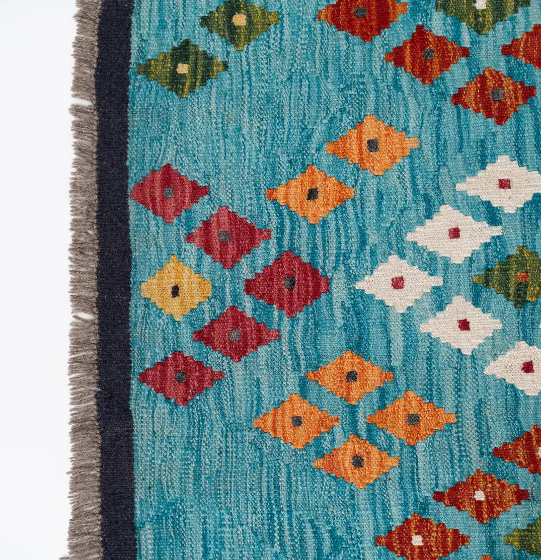 177 x 255 cm - Turquesa Multicolor