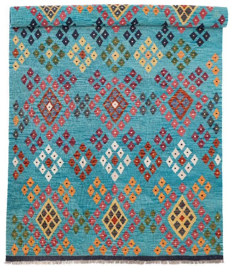 177 x 255 cm - Turquesa Multicolor