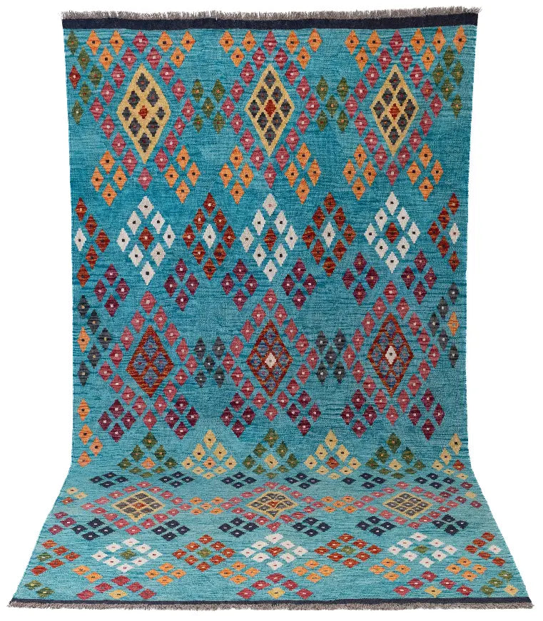 177 x 255 cm - Turquesa Multicolor