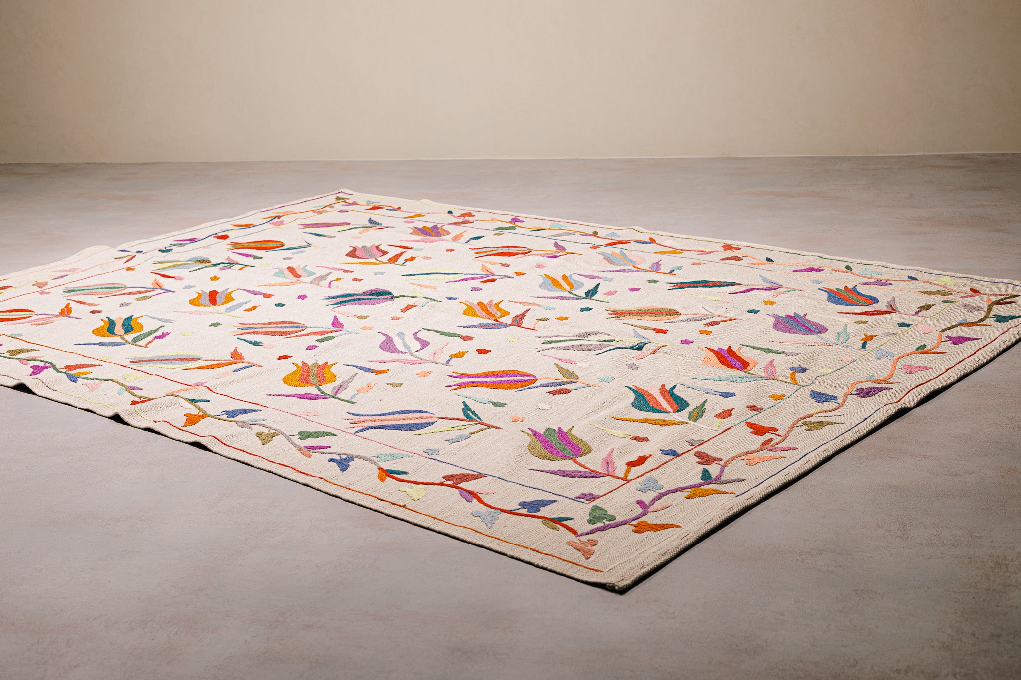 Teppich Kilim Suzani – Für Innenböden - 162x225cm