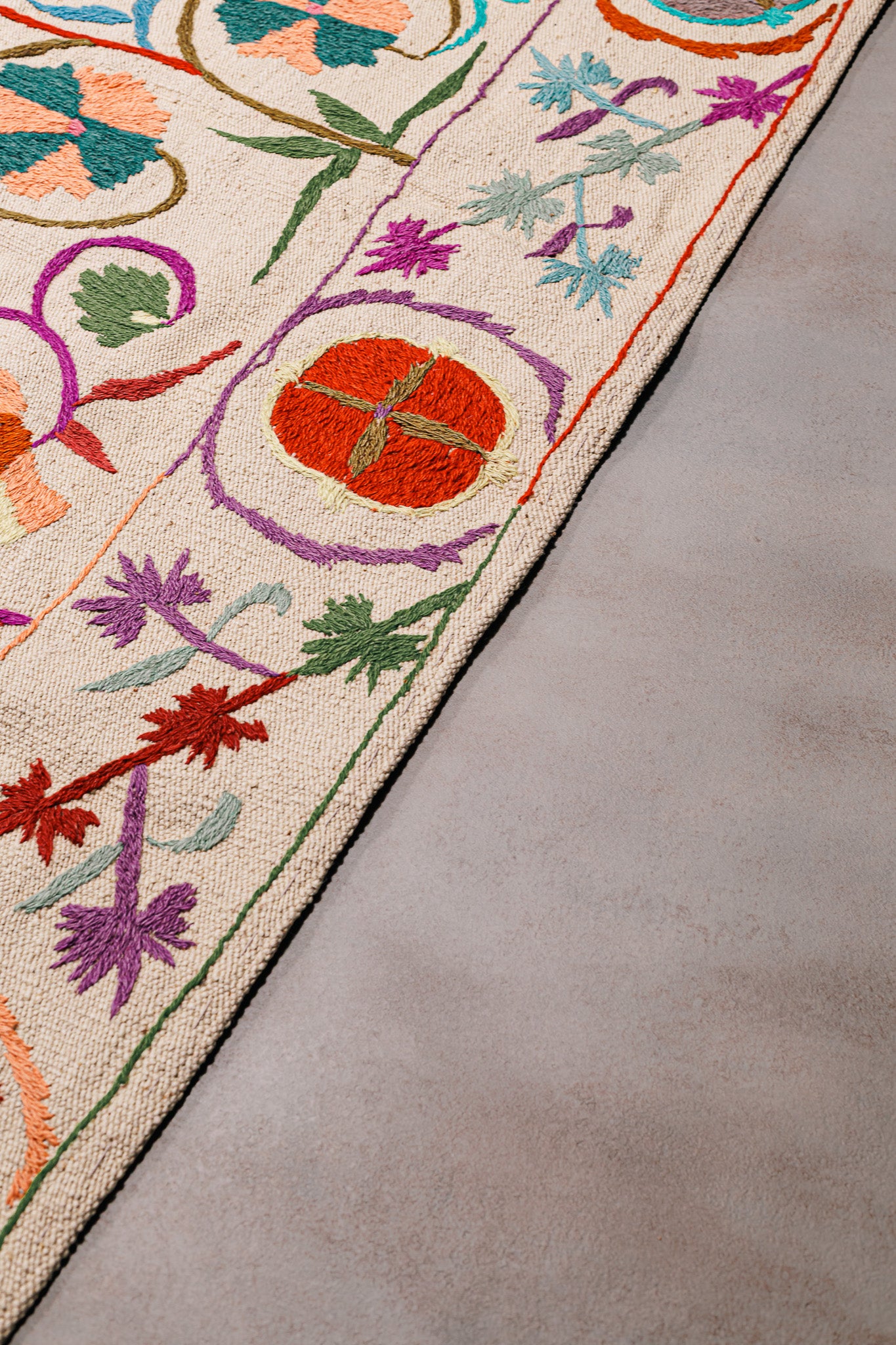 Teppich Kilim Suzani – Für Innenböden - 130x174cm