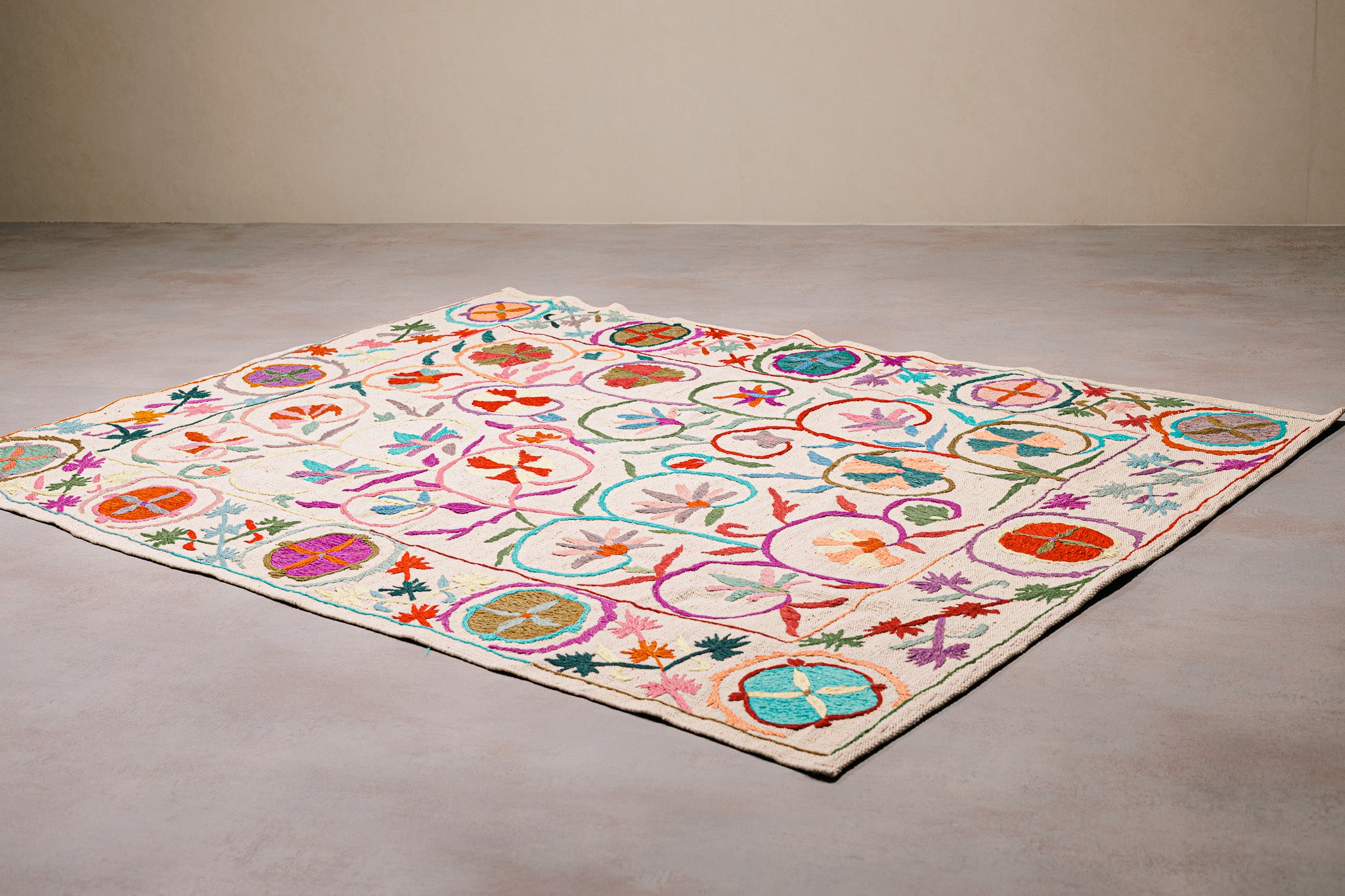 Teppich Kilim Suzani – Für Innenböden - 130x174cm