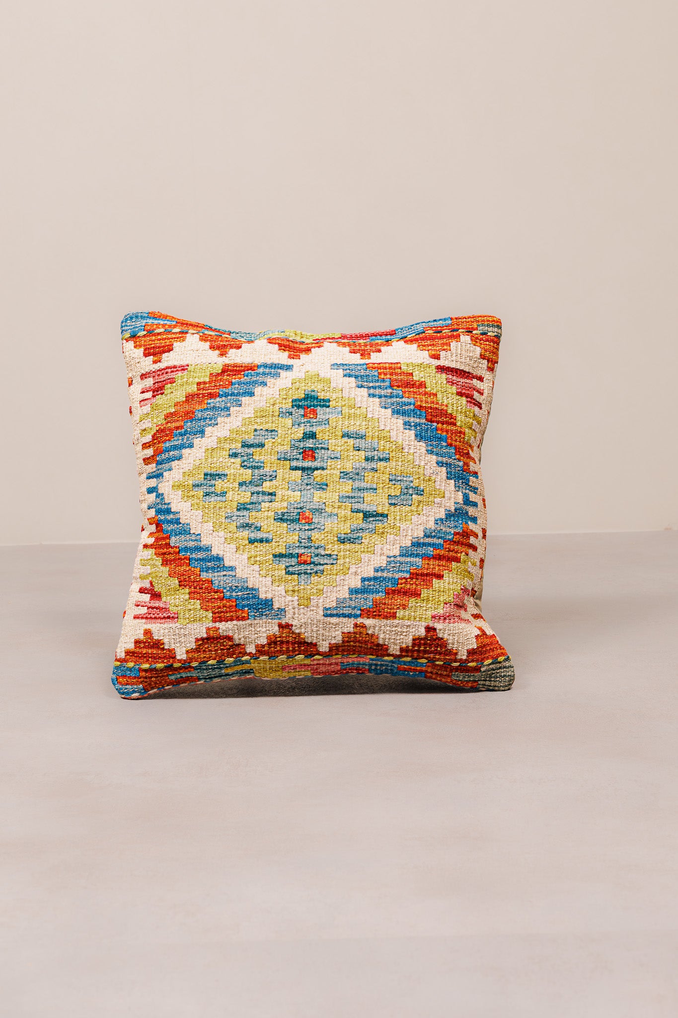 Kilim Mai Mai Cushion - Multicolor 100%Wool 45x45cm