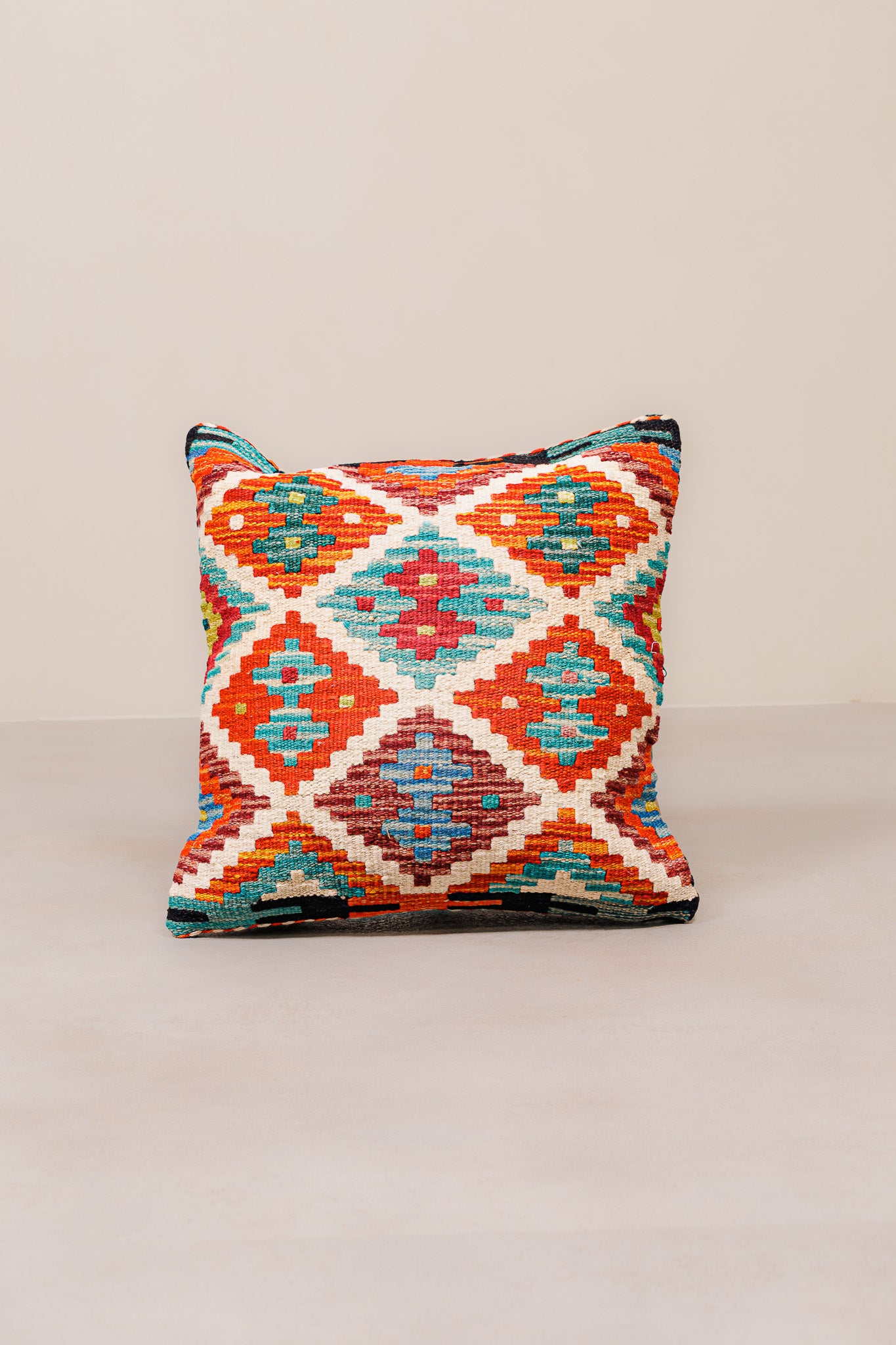 Kilim Mai Mai Cushion - Multicolor 100%Wool 45x45cm