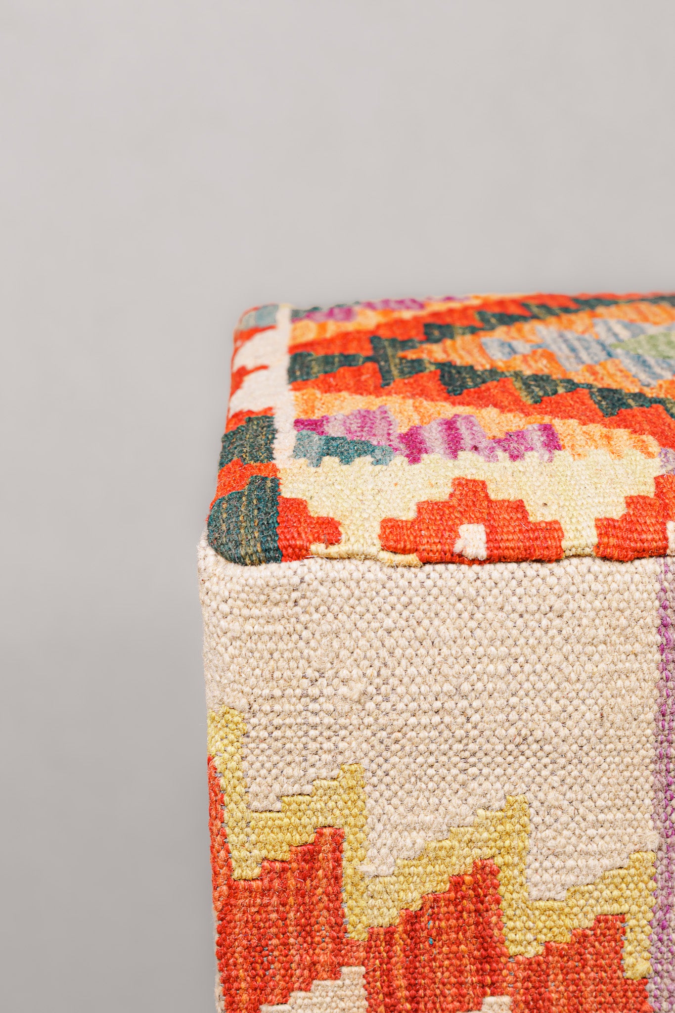 Pouf Square Kilim Mai Mai size 40x50cm