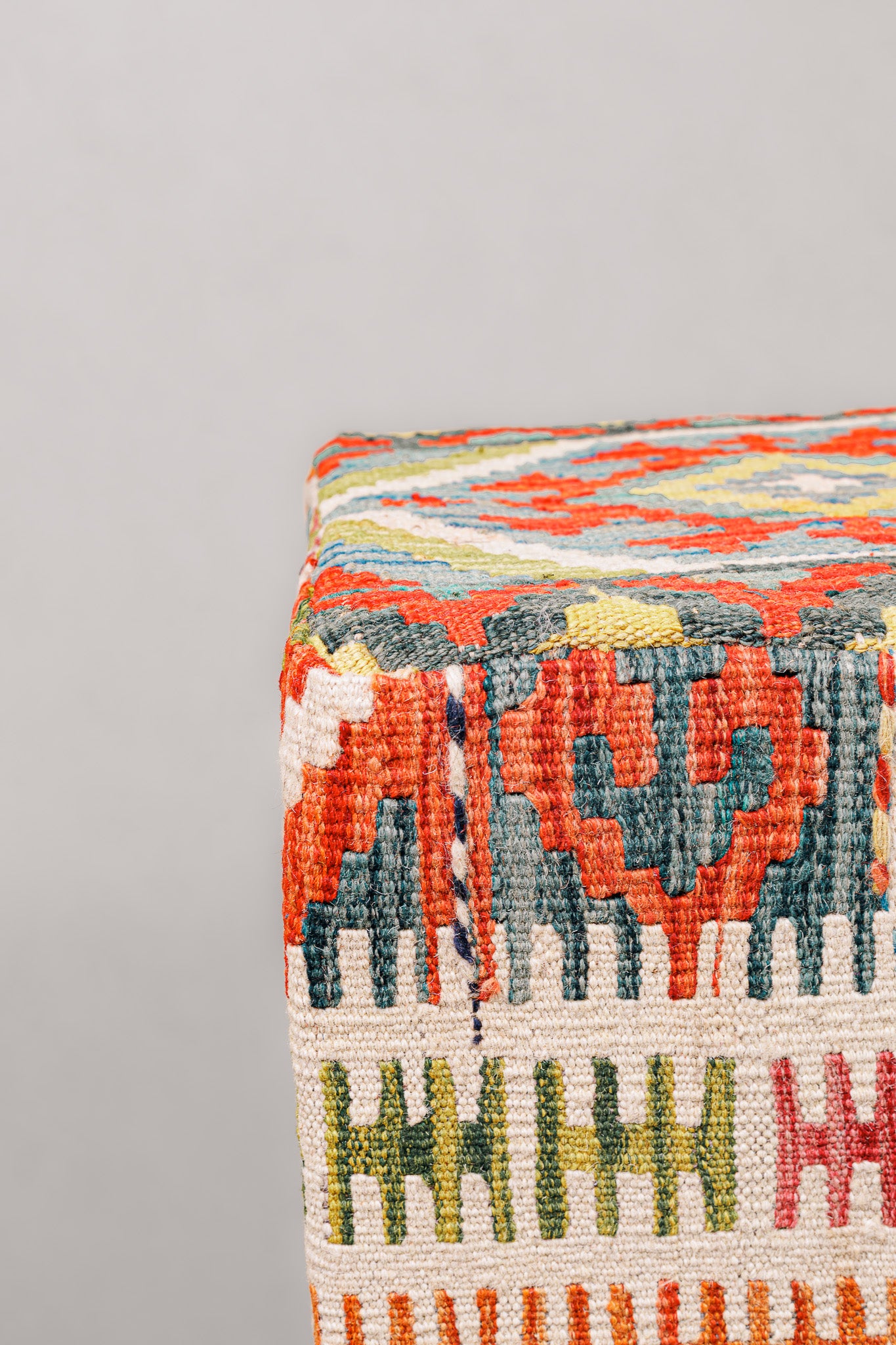 Pouf Square Kilim Mai Mai size 40x50cm