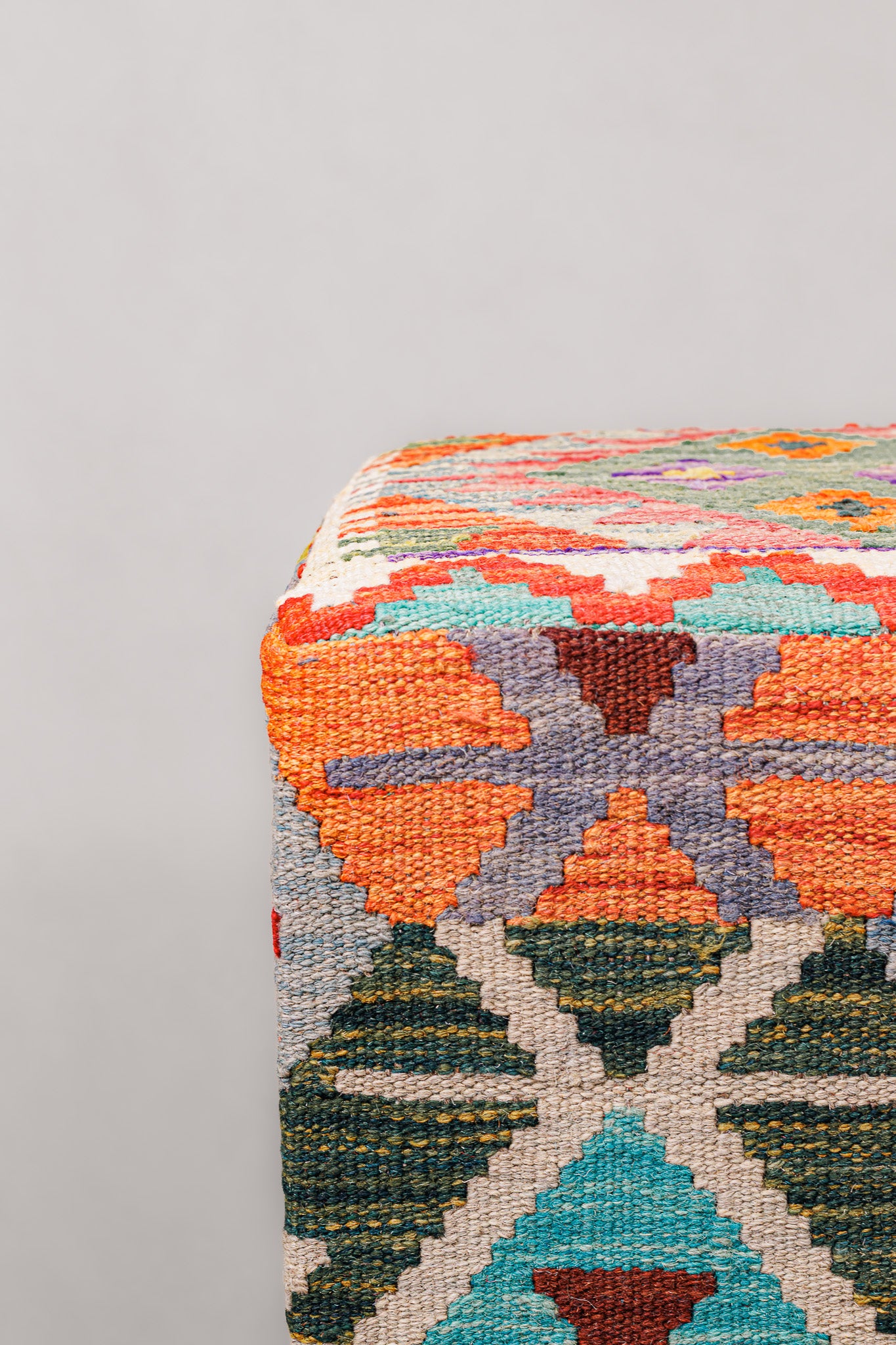 Pouf Square Kilim Mai Mai size 40x50cm