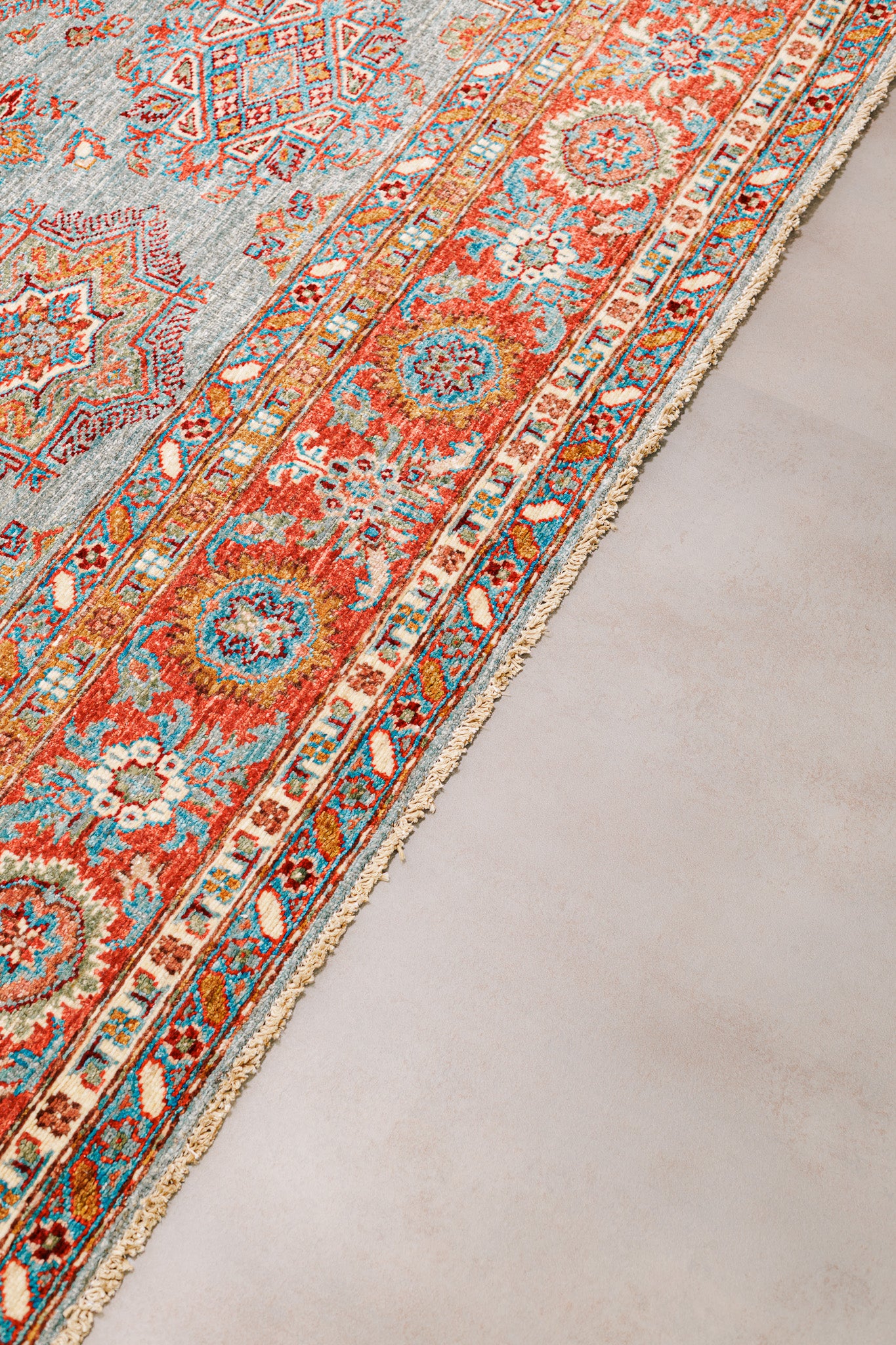 Teppich Kazak Super - 100% Wolle, 174x231cm