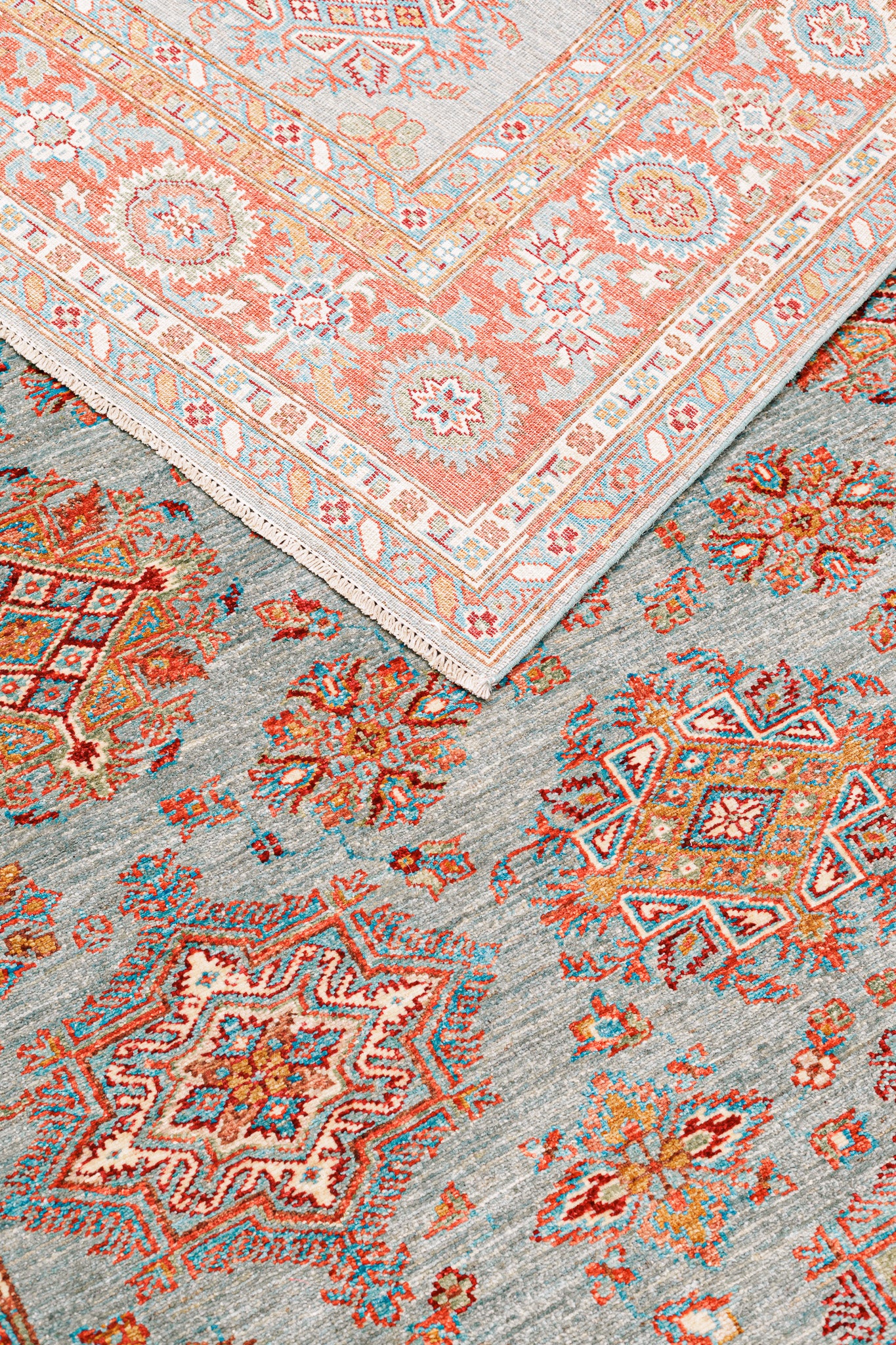 Teppich Kazak Super - 100% Wolle, 174x231cm