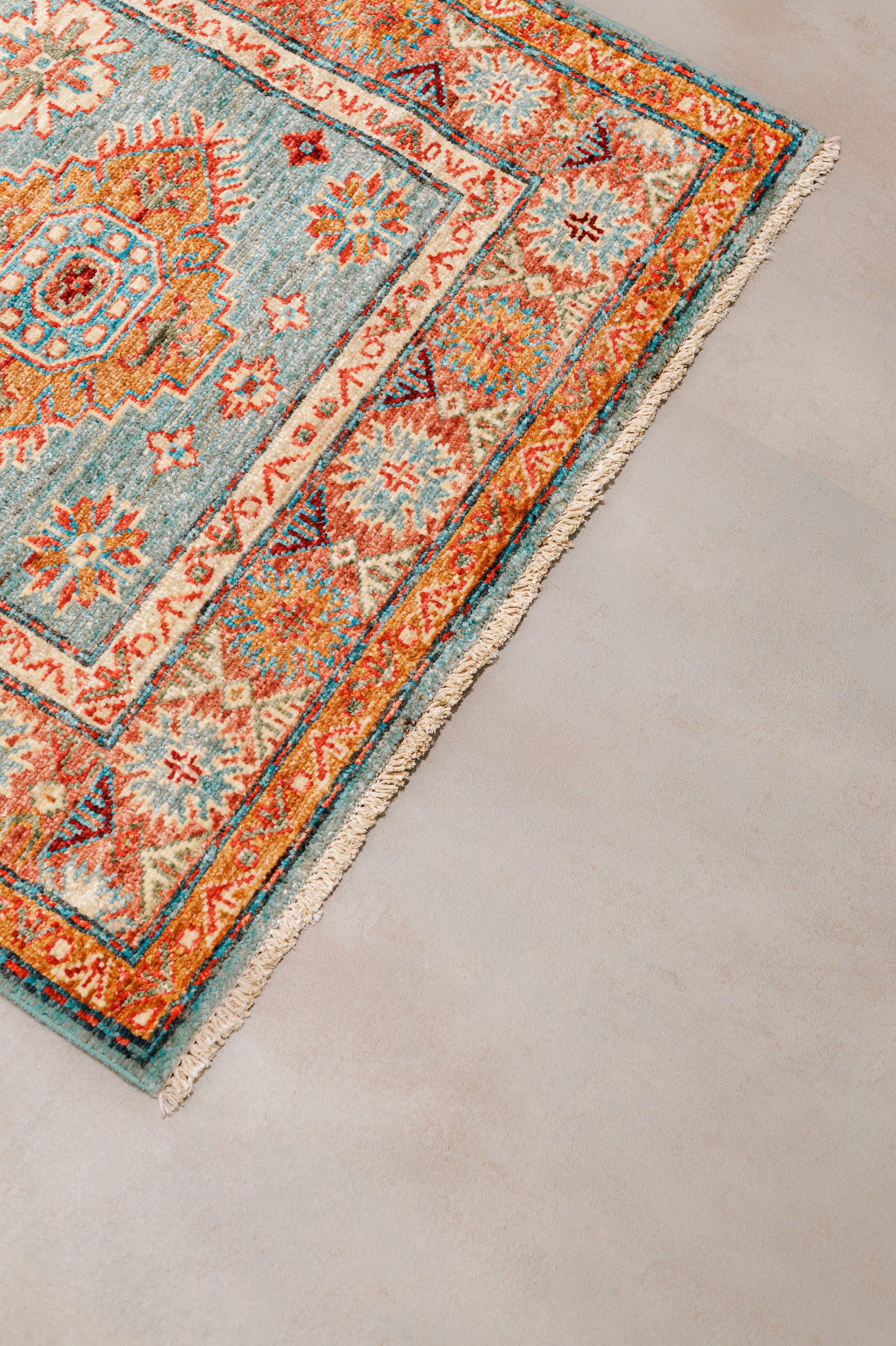 Teppich Kazak Super - 100% Wolle, 78x246cm