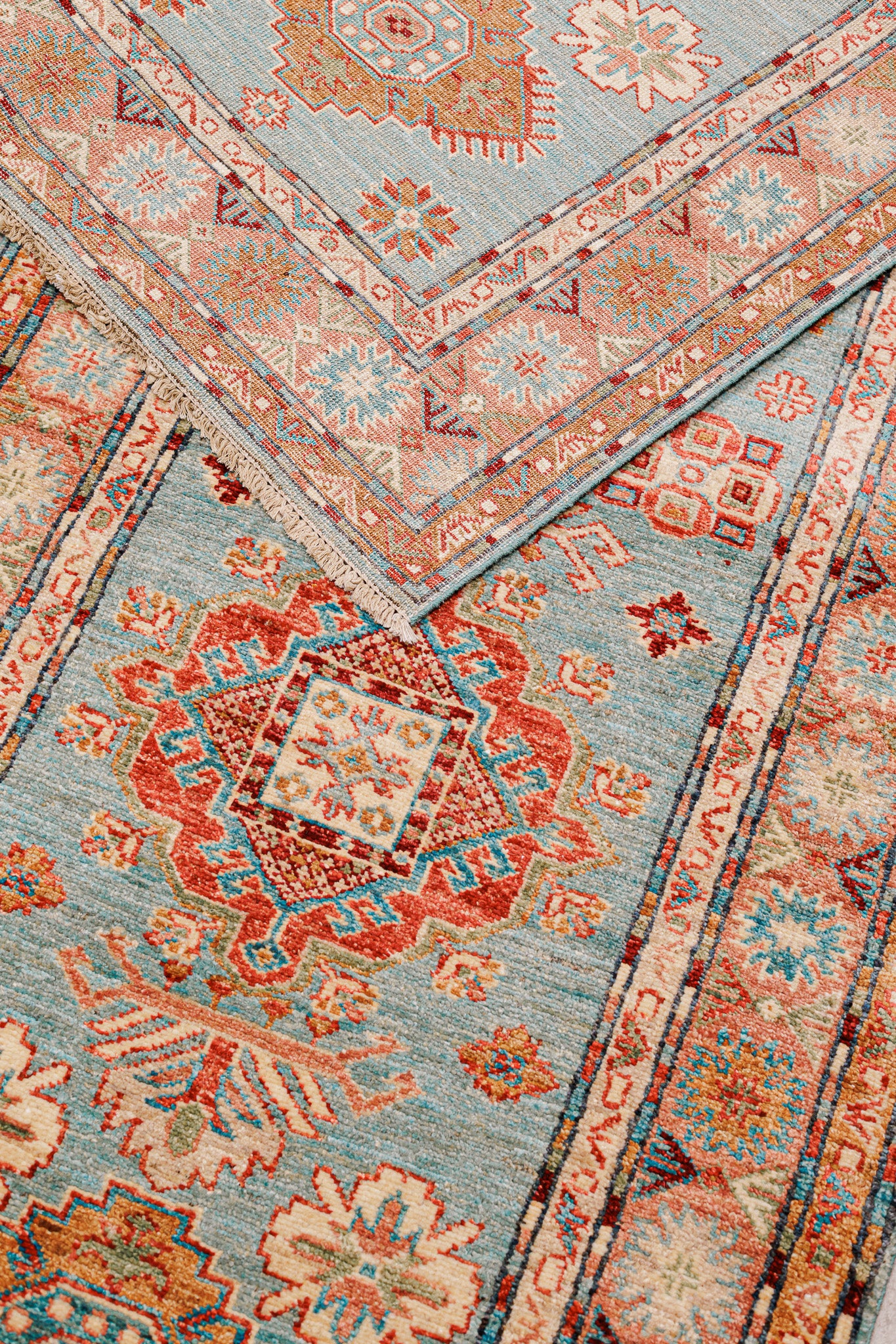 Teppich Kazak Super - 100% Wolle, 86x240cm