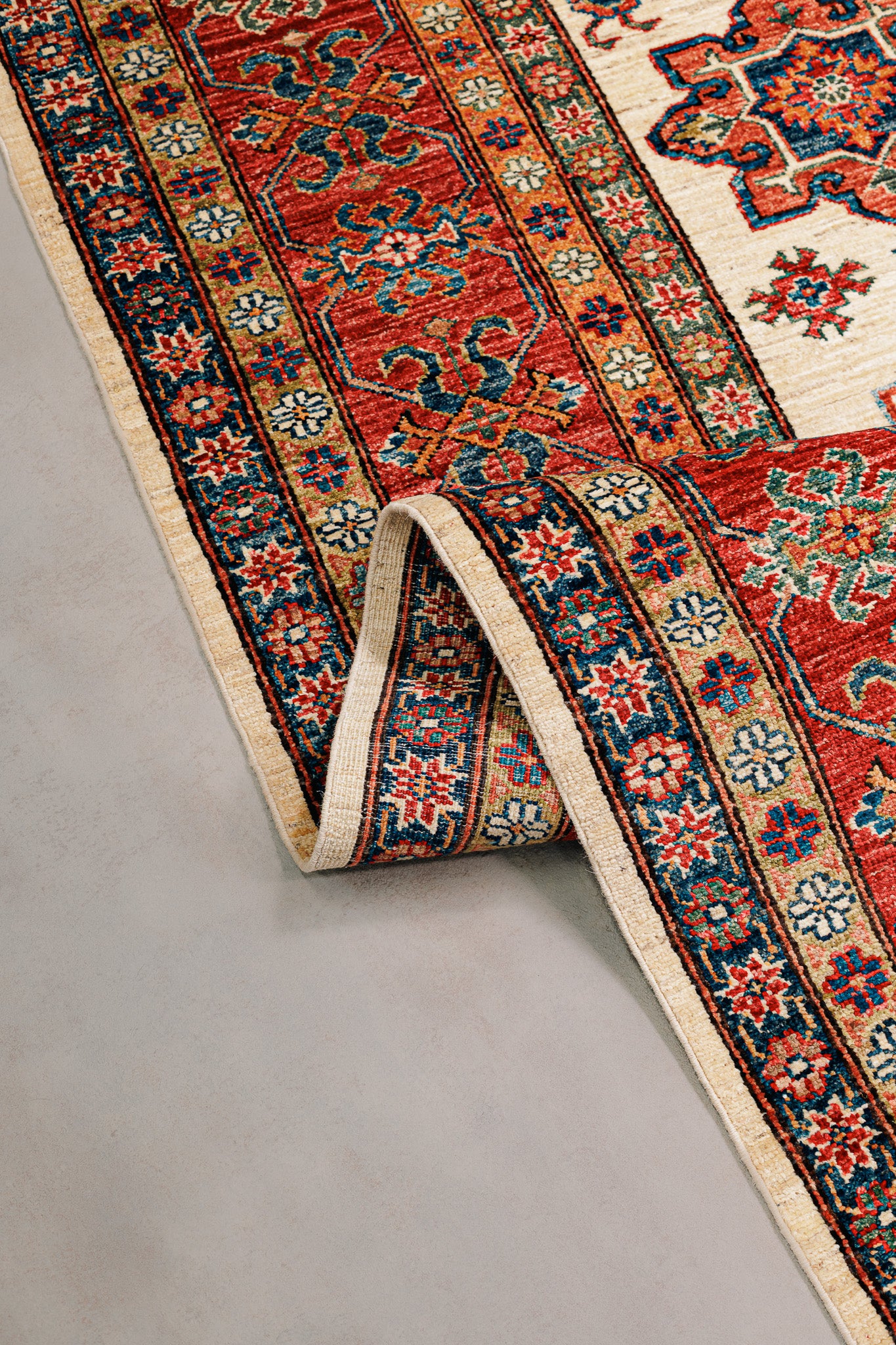 Teppich Kazak Super - 100% Wolle, 254x305cm