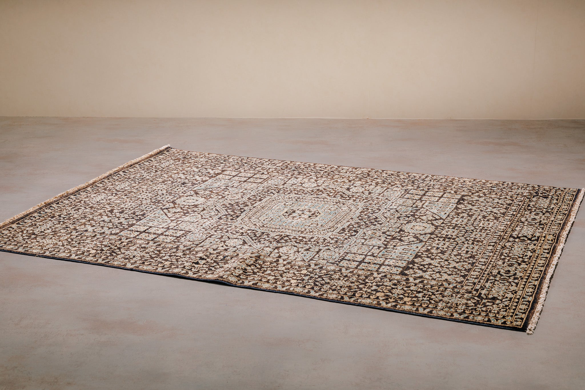 Teppich Mamluk Mehrfarbiger – für Esszimmer, Handwerklich 148x205cm