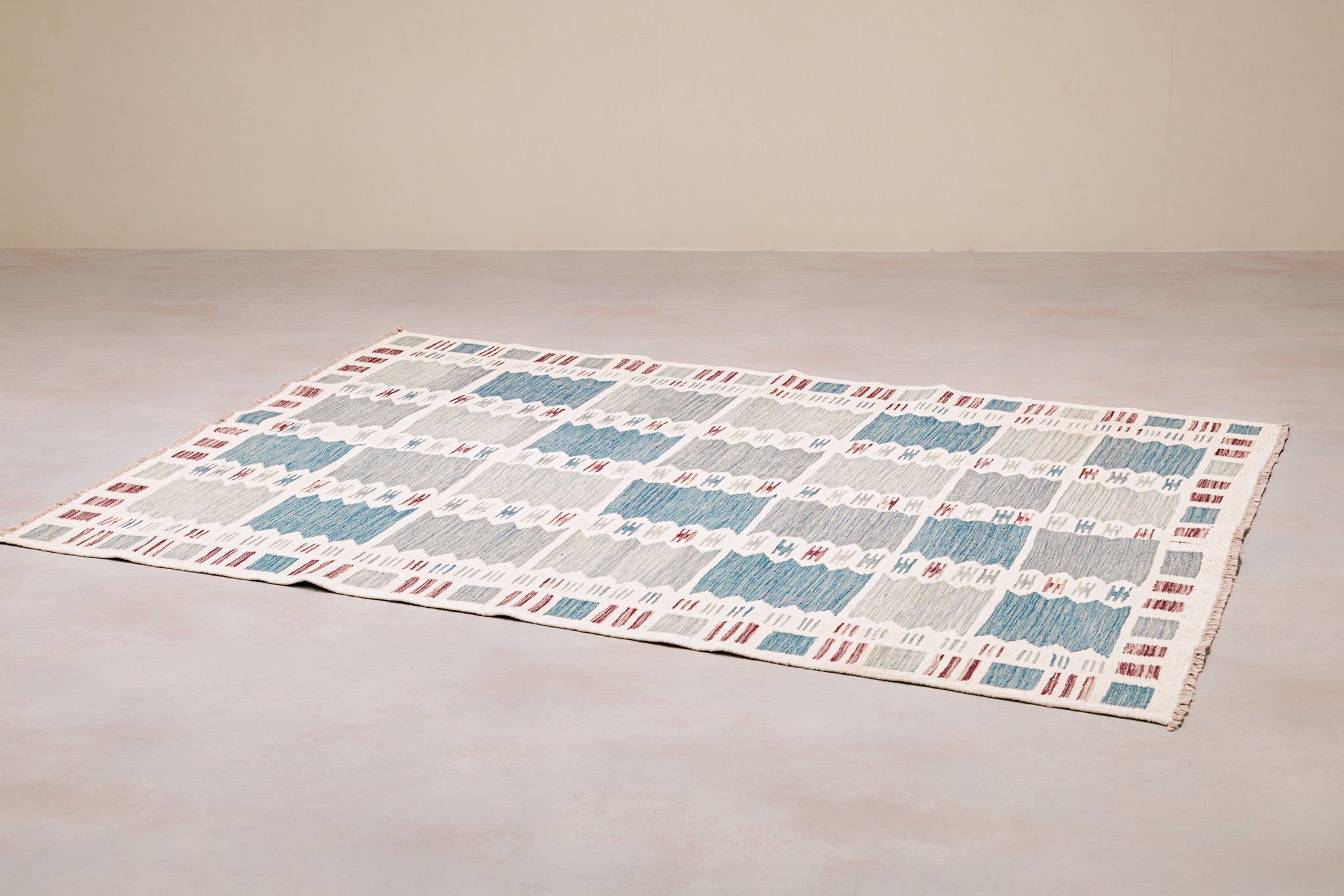 Teppich Kelim Tribal - 100 % Wolle - 125x182cm