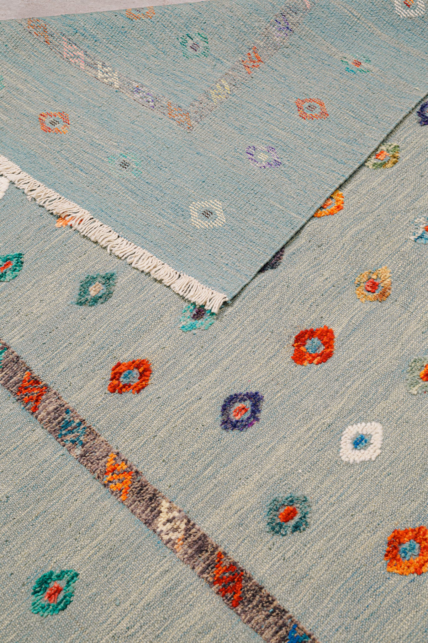 Teppich Kelim Tribal - 100 % Wolle - 154x199cm