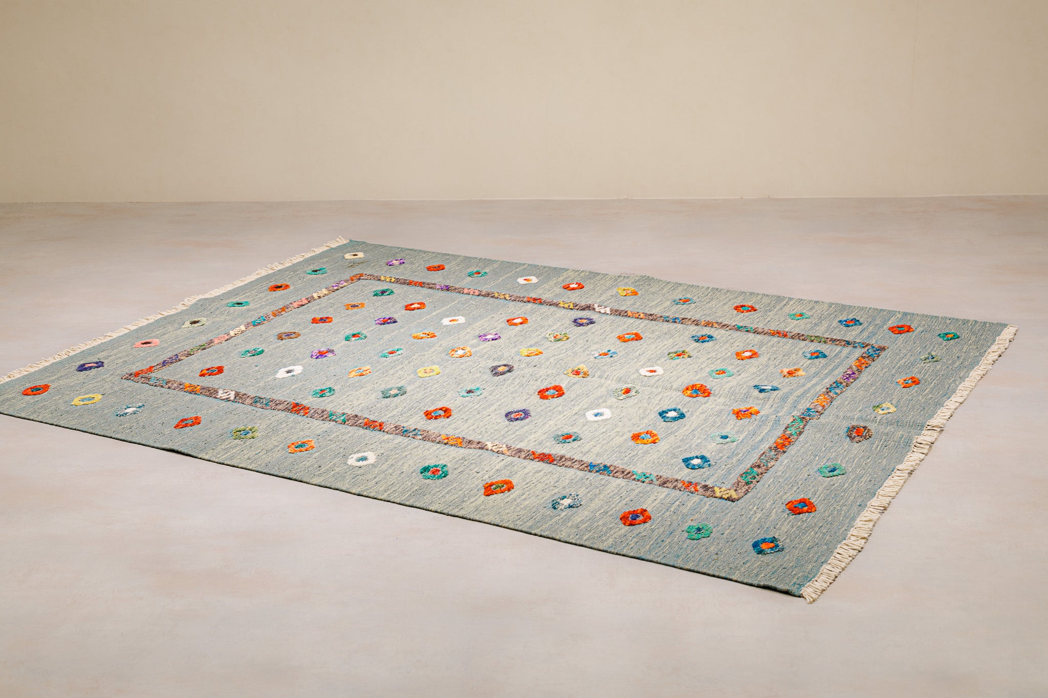Teppich Kelim Tribal - 100 % Wolle - 154x199cm