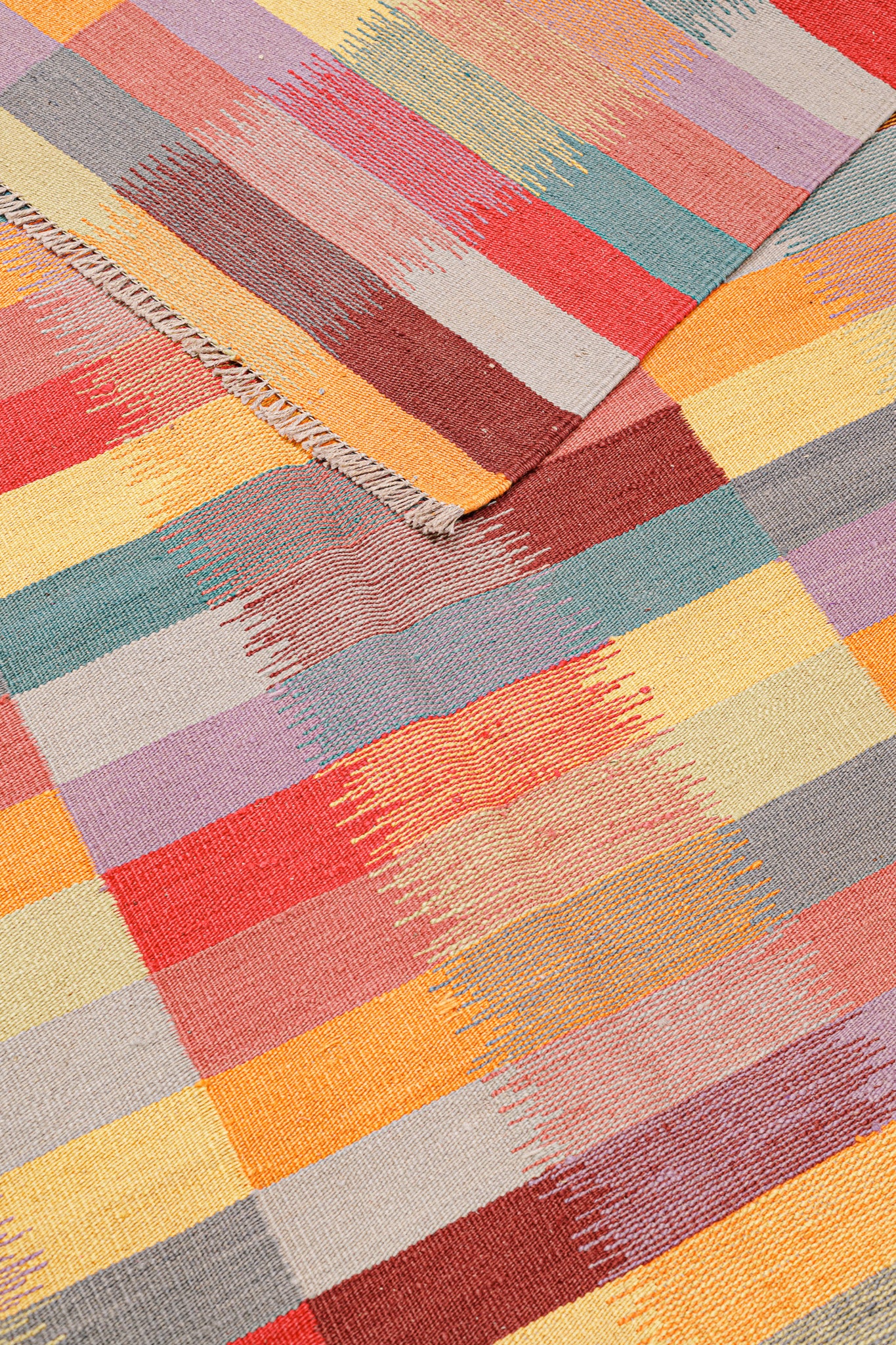 Teppich Kelim Tribal - 100 % Wolle - 156x195cm