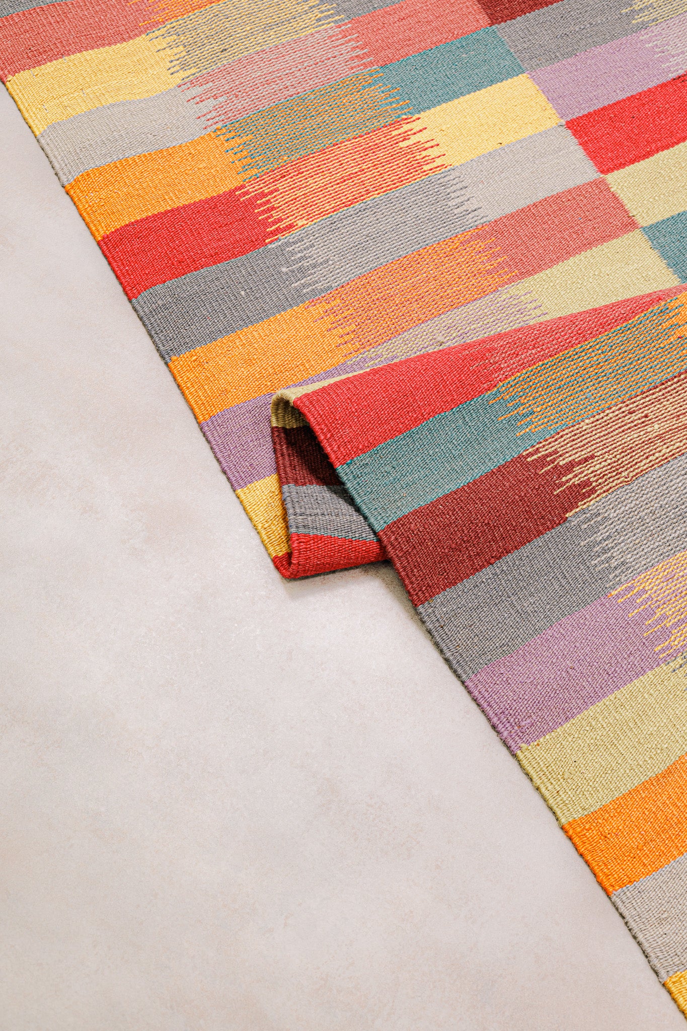 Teppich Kelim Tribal - 100 % Wolle - 156x195cm