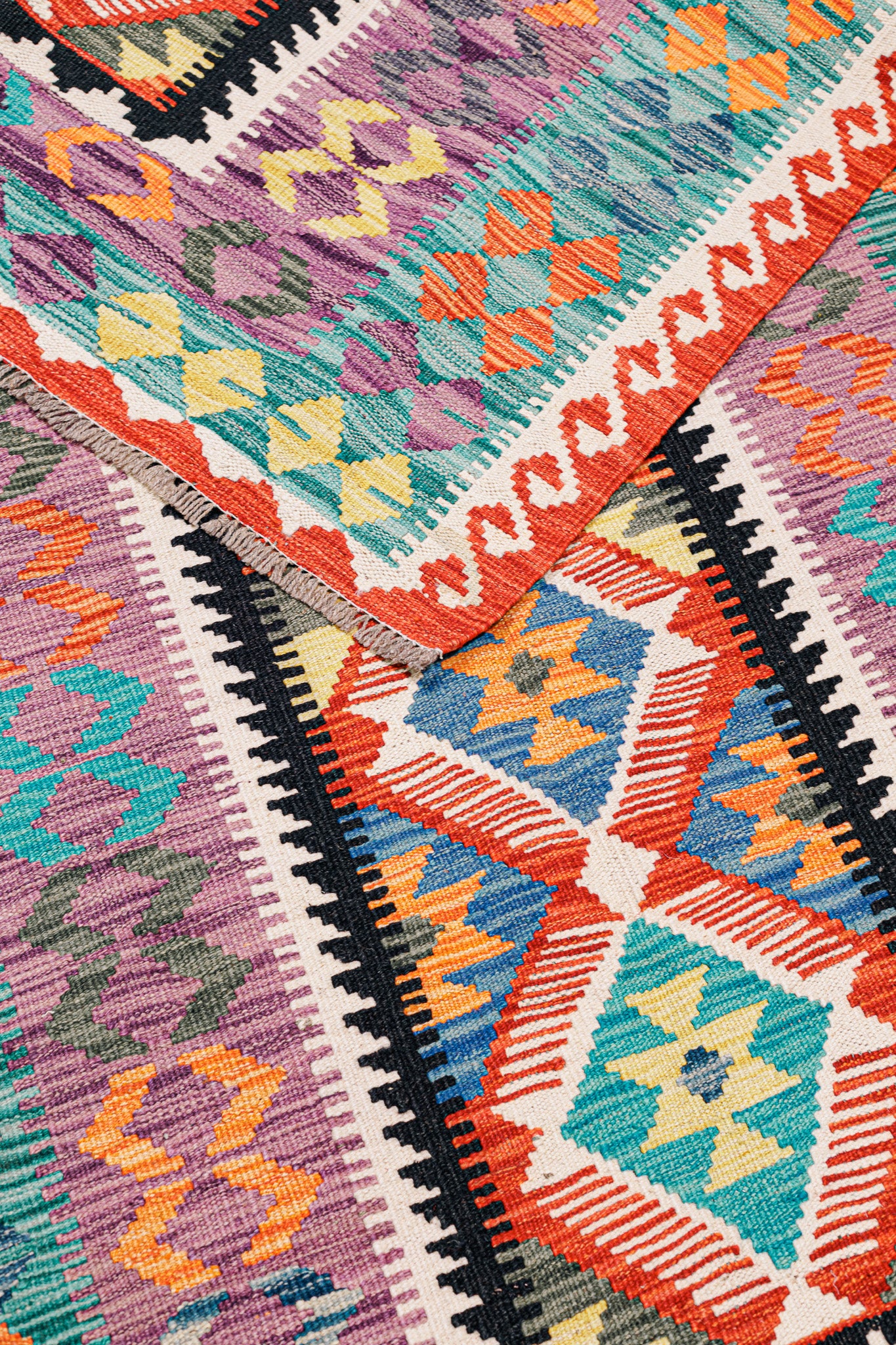 Teppich Kelim Mai Mai - 100 % Wolle - 125x192cm