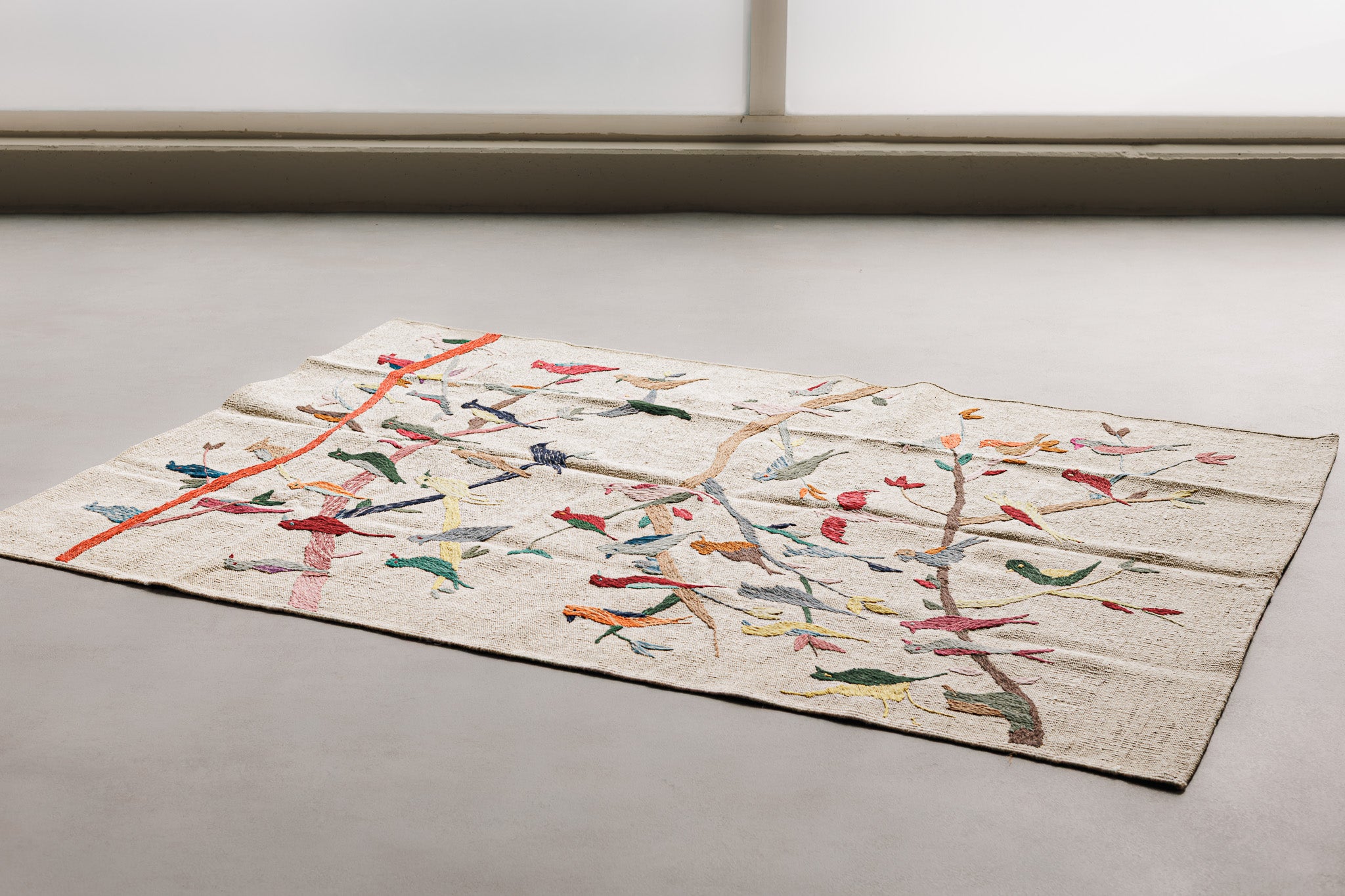 Alfombra Kilim Suzani - para suelos de Interior - 126x179cm