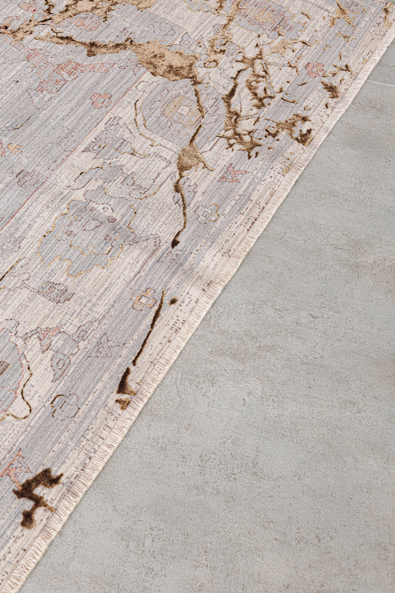 Teppich Lux Türkisch Brown Terra – Wohnzimmerteppich