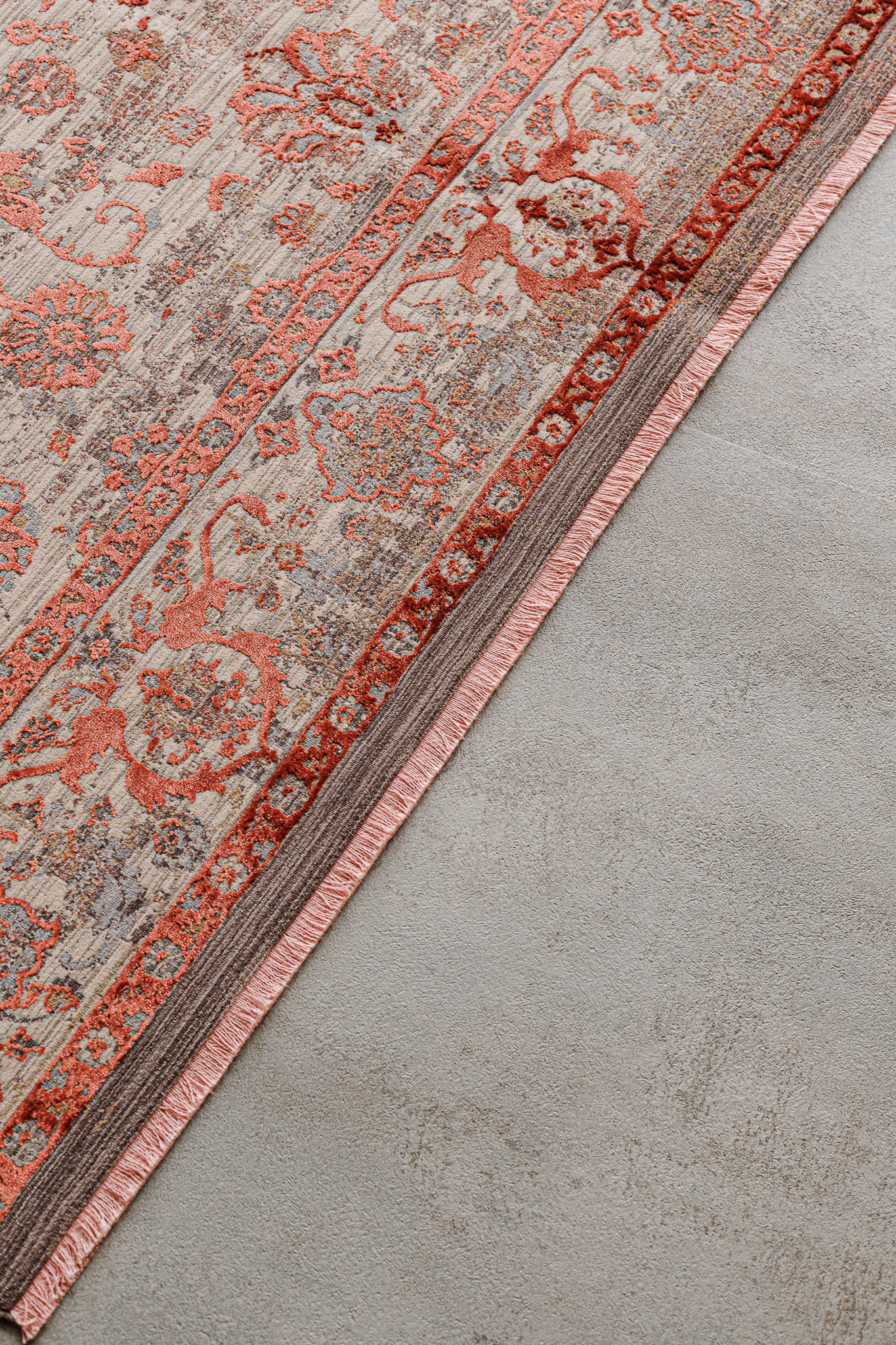 Alfombra Lux Turco Red Flower - de Salón