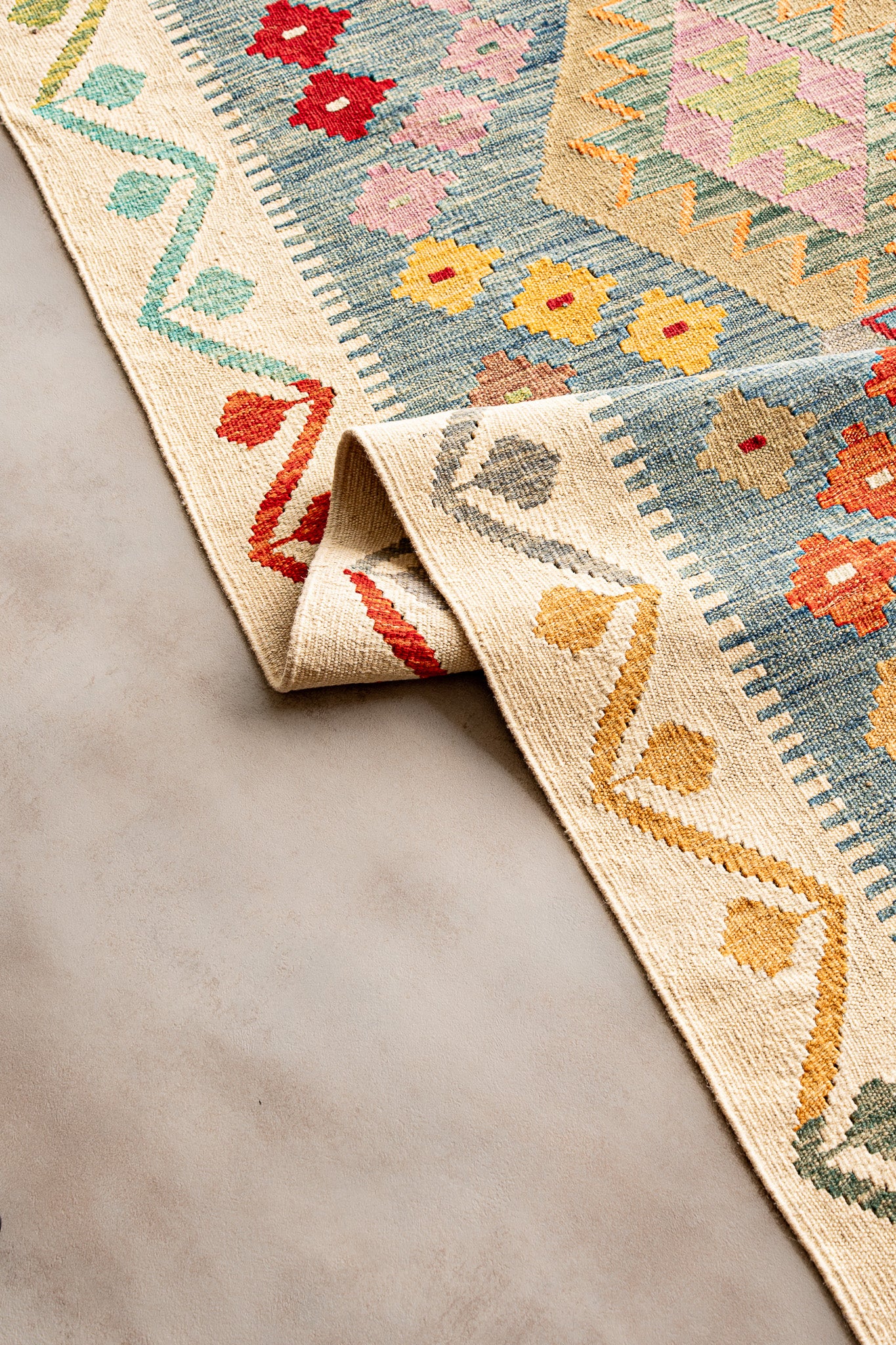 Alfombra Kilim Mai Mai 100% Lana - 180x260cm