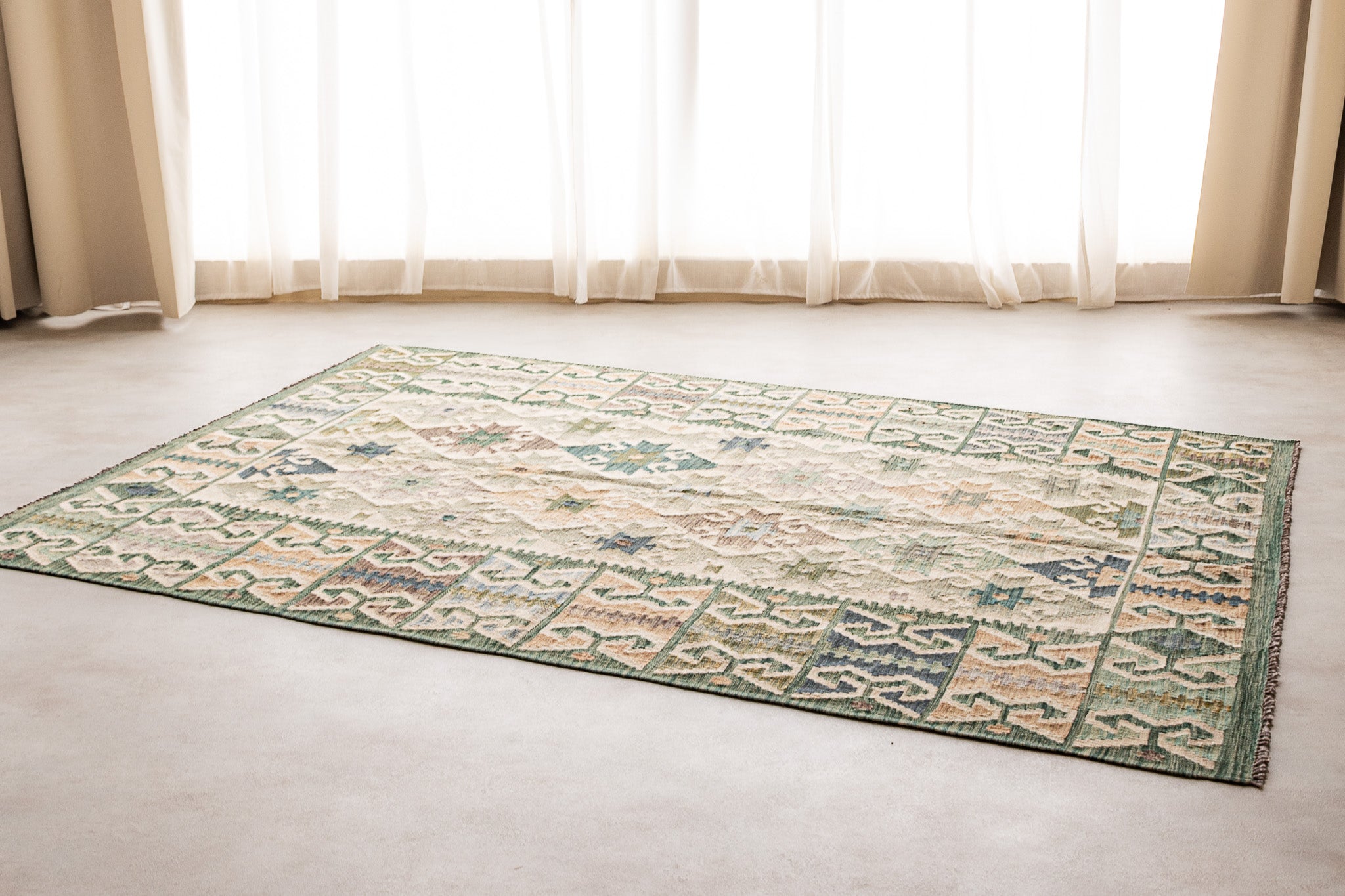 Teppich Kelim Mai Mai - 100 % Wolle - 174x250cm
