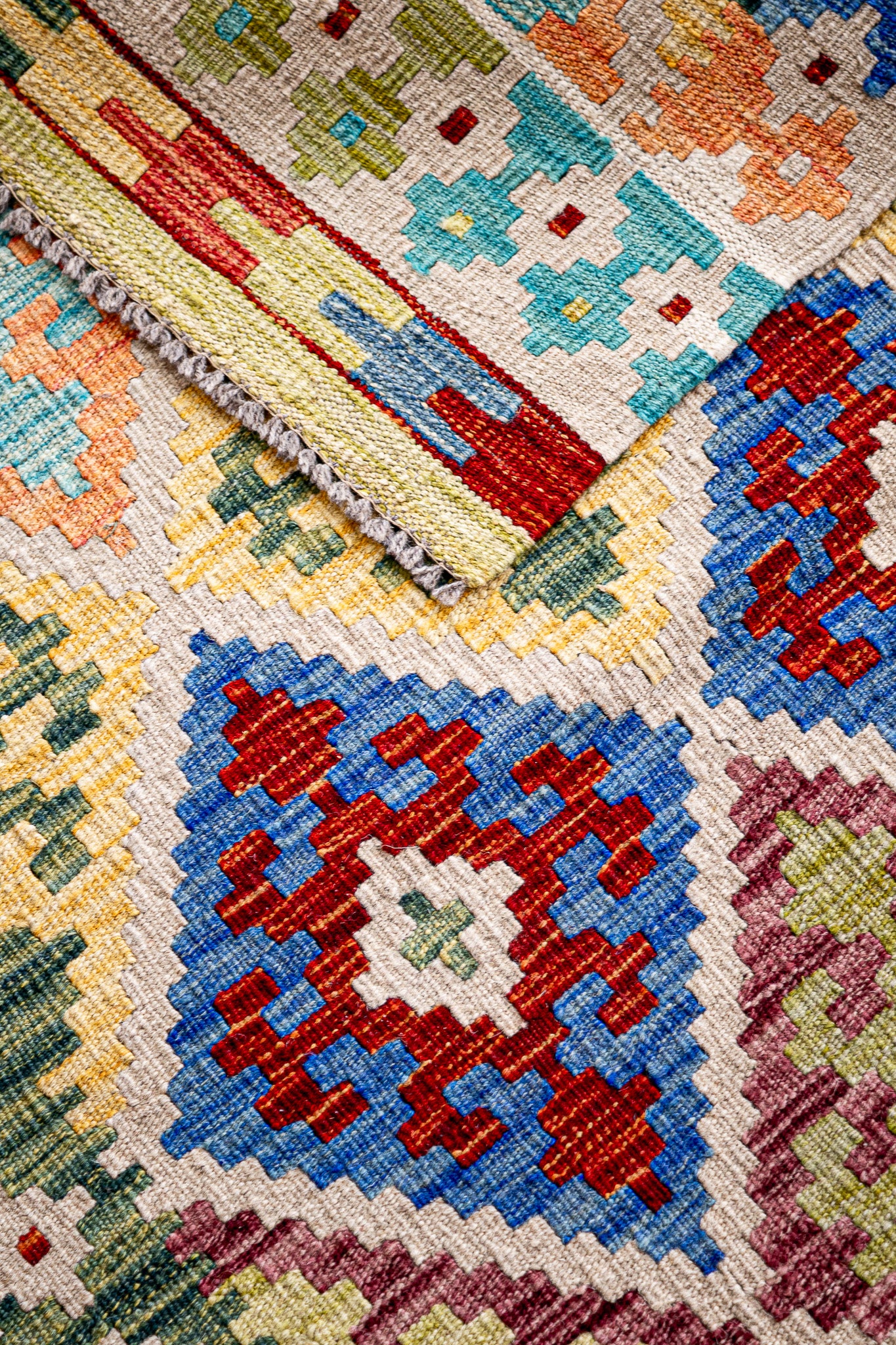 Alfombra Kilim Mai Mai 100% Lana - 85x120cm