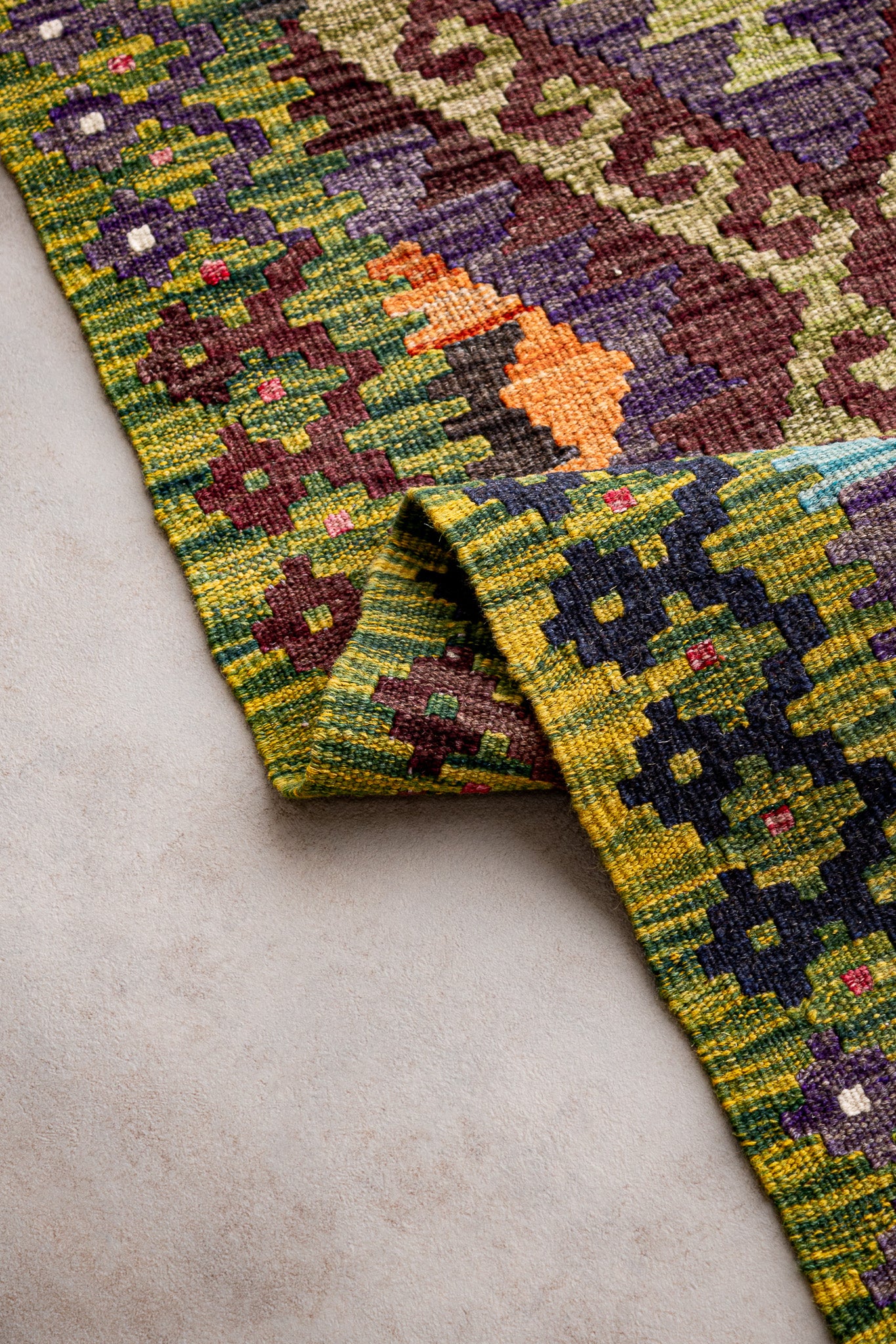 Teppich Kelim Mai Mai - 100 % Wolle - 102x170cm