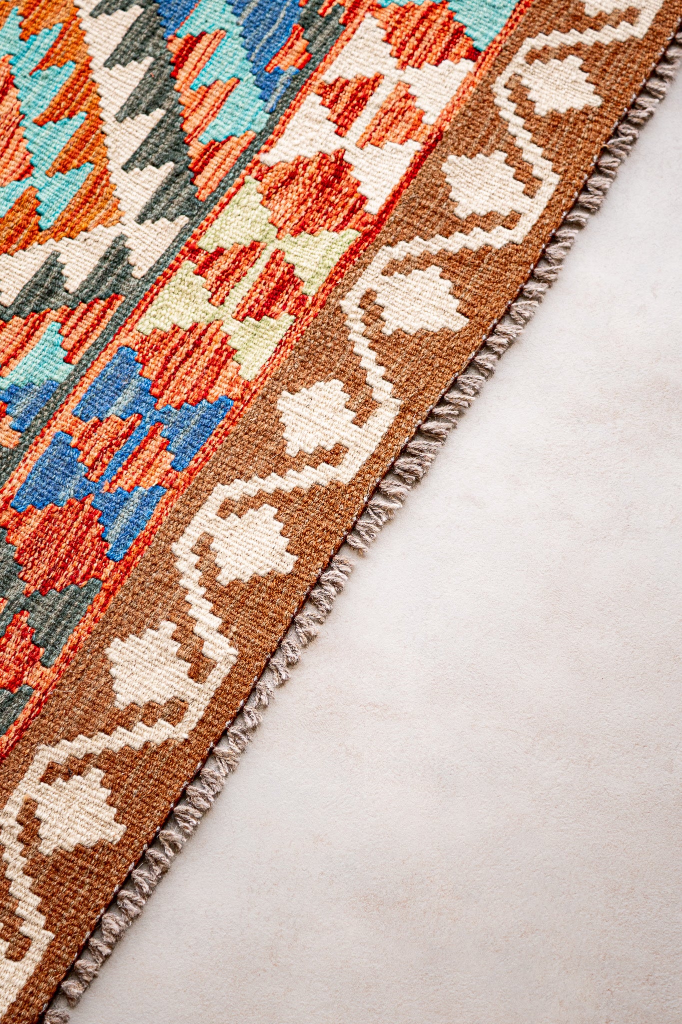 Alfombra Kilim Mai Mai 100% Lana - 103x155cm