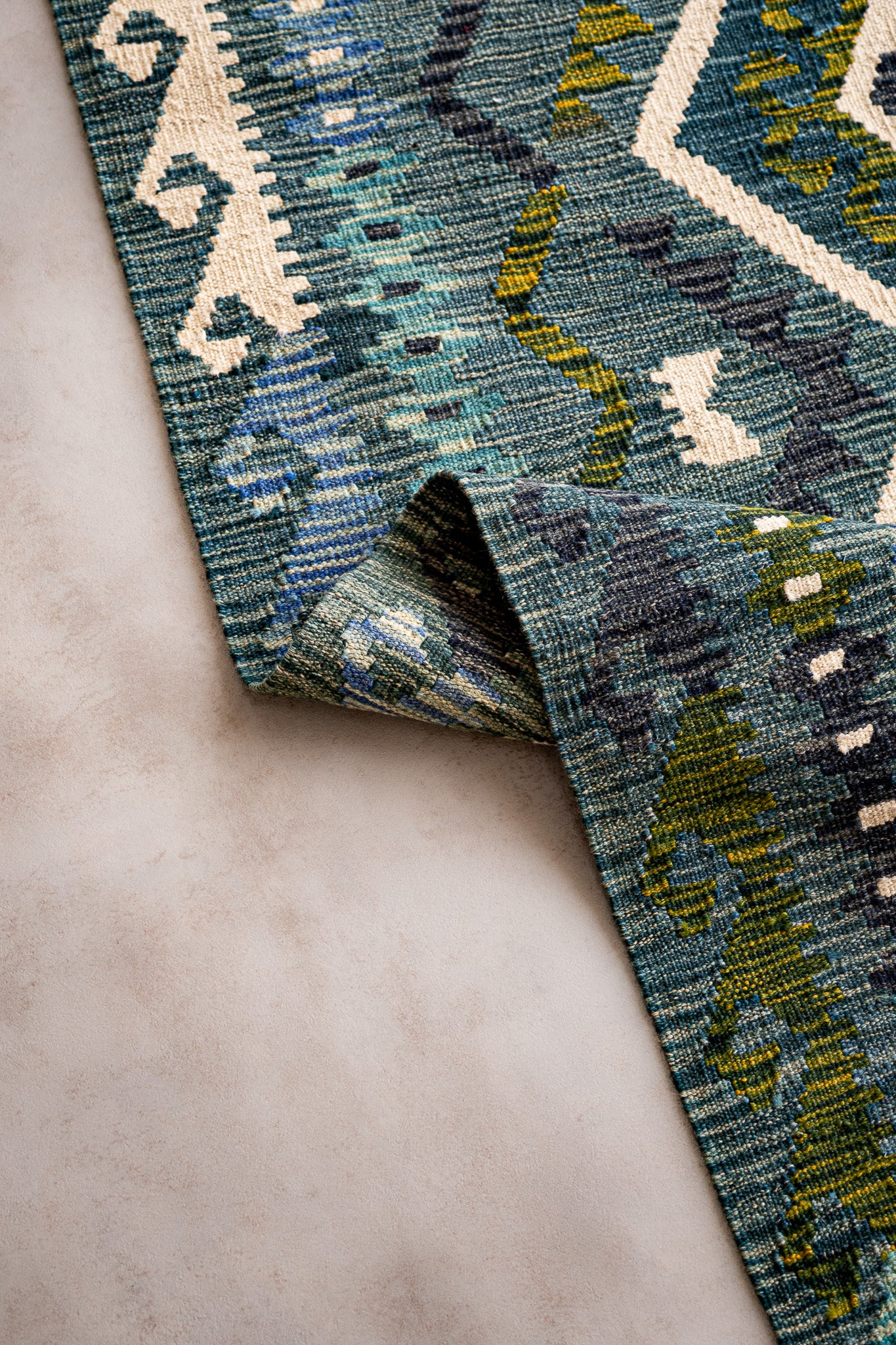 Alfombra Kilim Mai Mai 100% Lana - 208x297cm