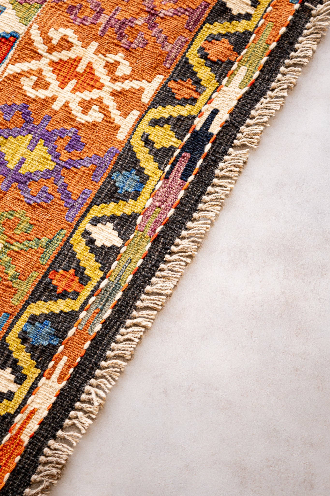 Alfombra Kilim Mai Mai 100% Lana - 156x208cm