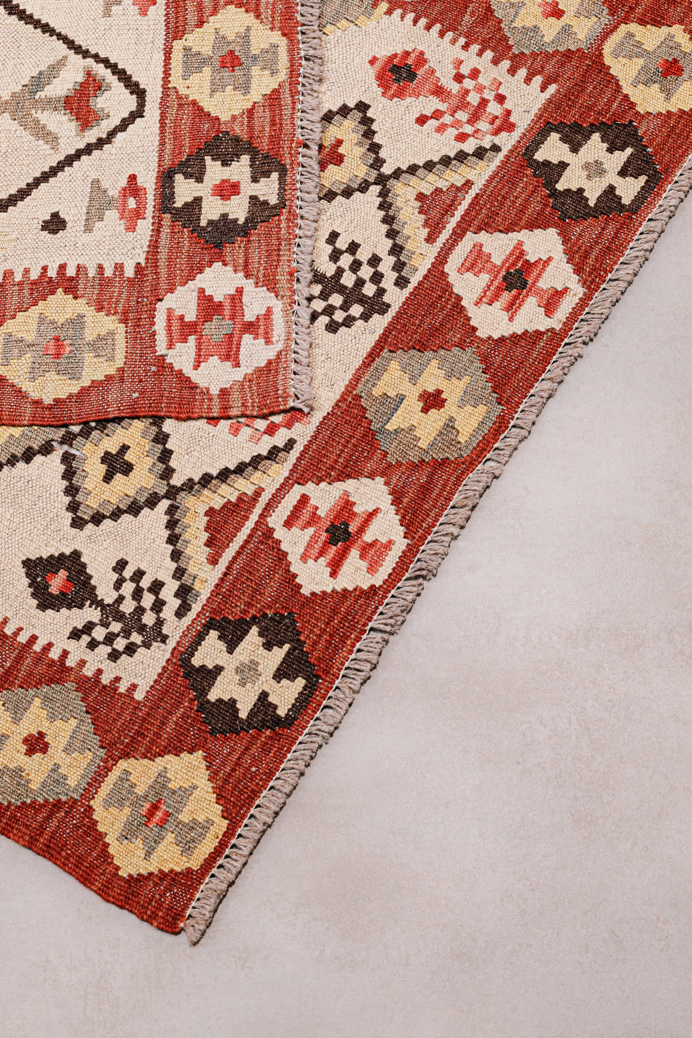 Teppich Kelim Mai Mai - 100 % Wolle - 77x136cm